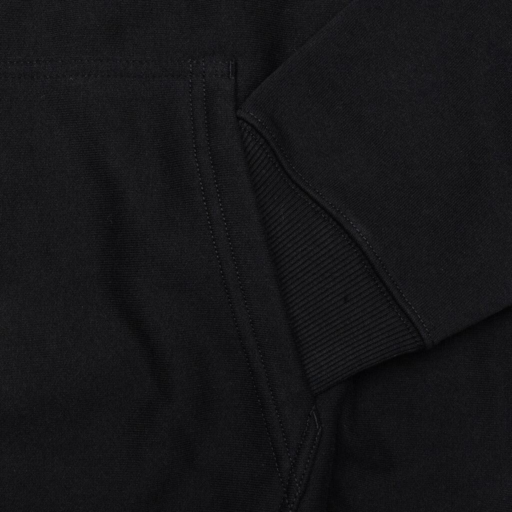 Mustang Cross Zip Up Hoodie - Washed Black Male Product Image