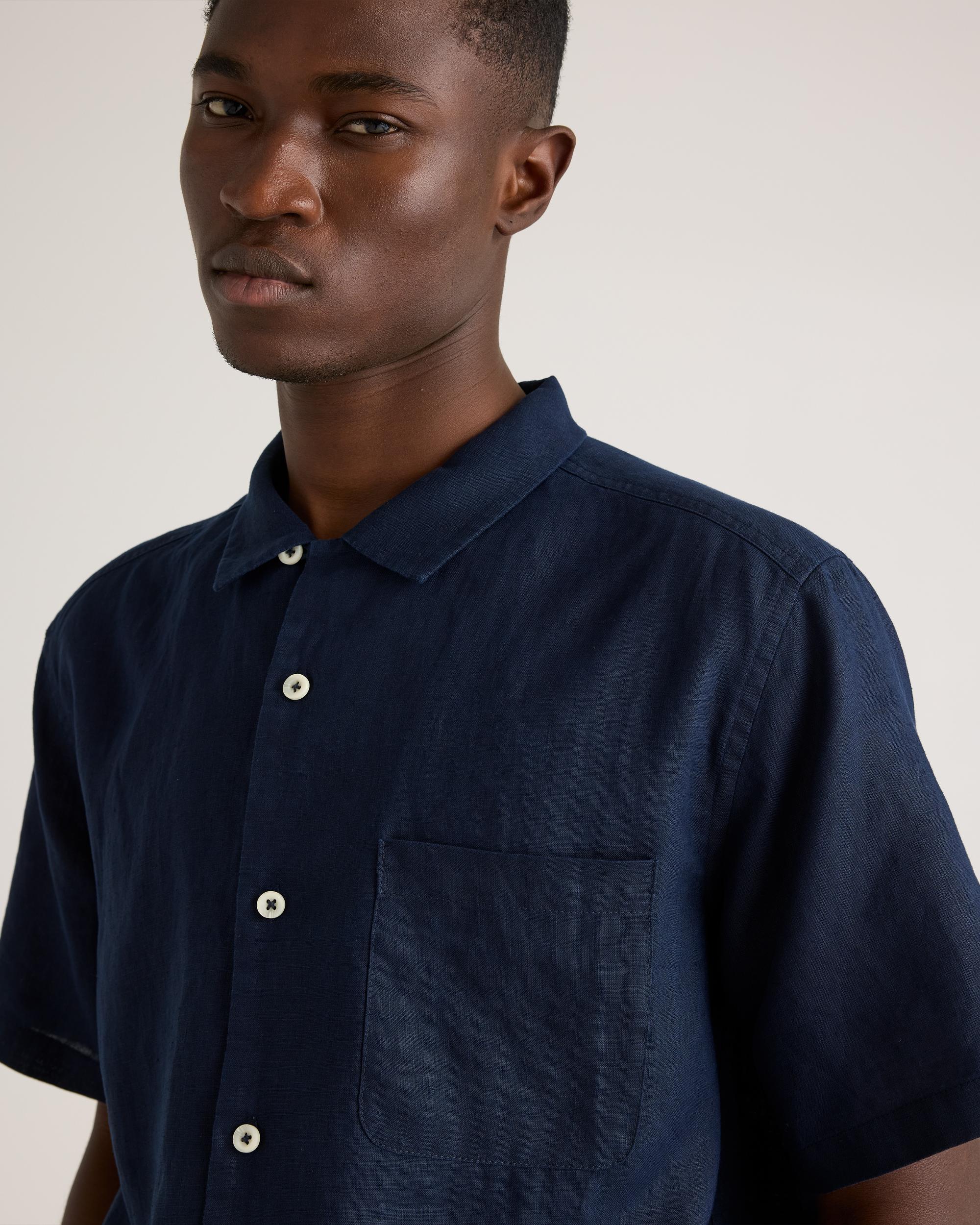 Quince | Men's 100% European Linen Camp Shirt Product Image