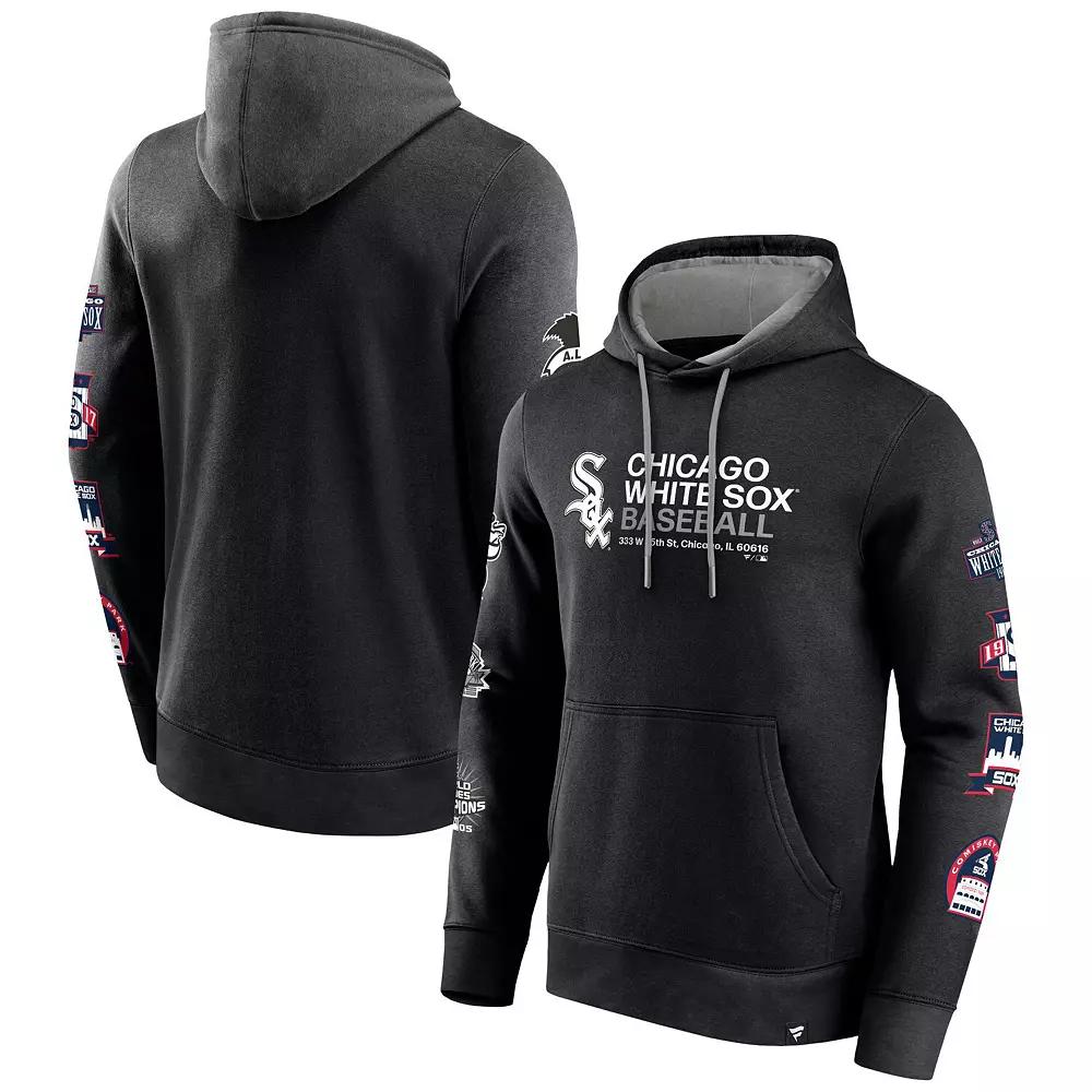 Men's Fanatics Branded Black Chicago White Sox Extra Innings Pullover Hoodie,  Product Image