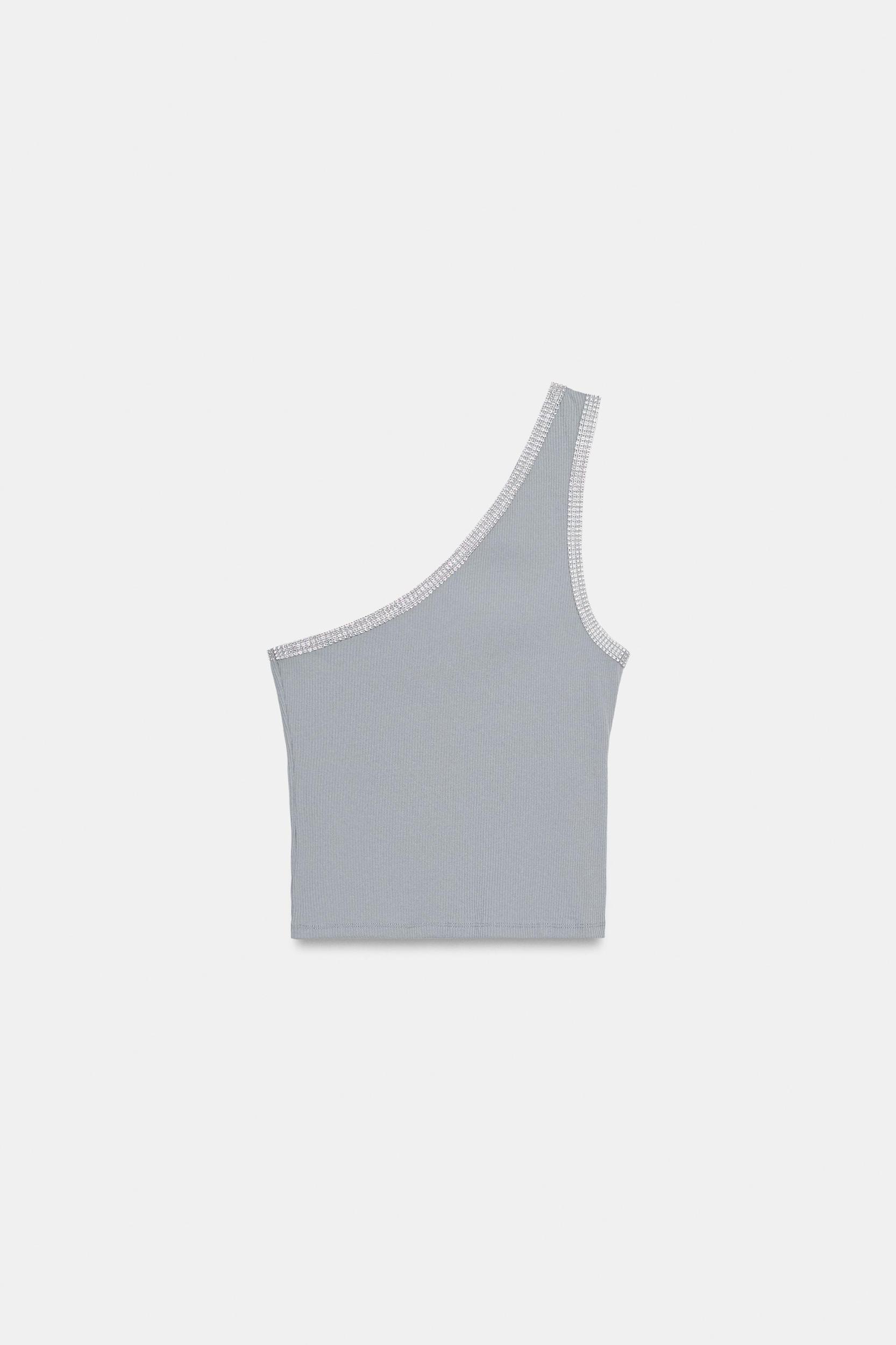 ASYMMETRIC SPARKLY TOP Product Image