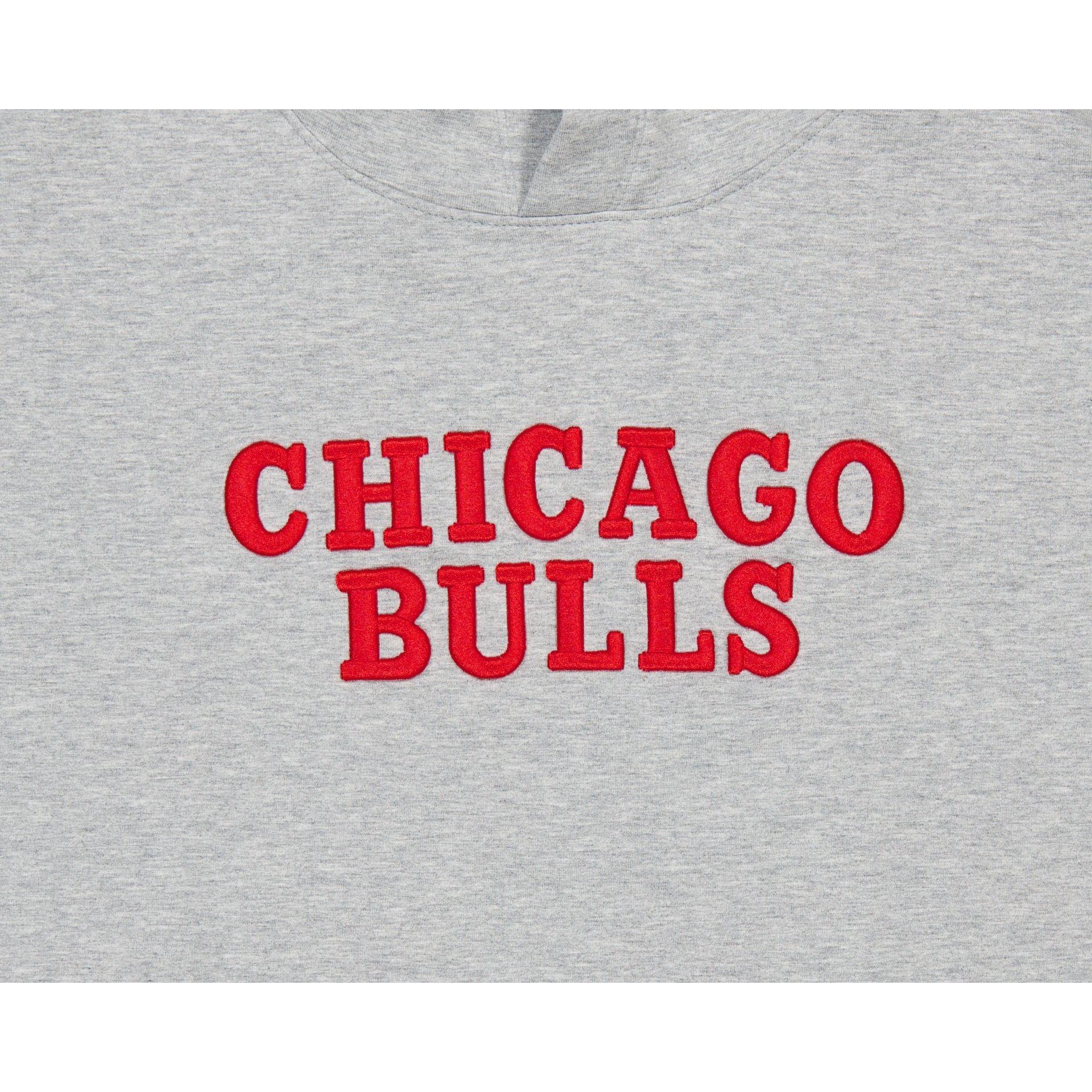 Chicago Bulls Gray Logo Select Women's Hoodie Female Product Image