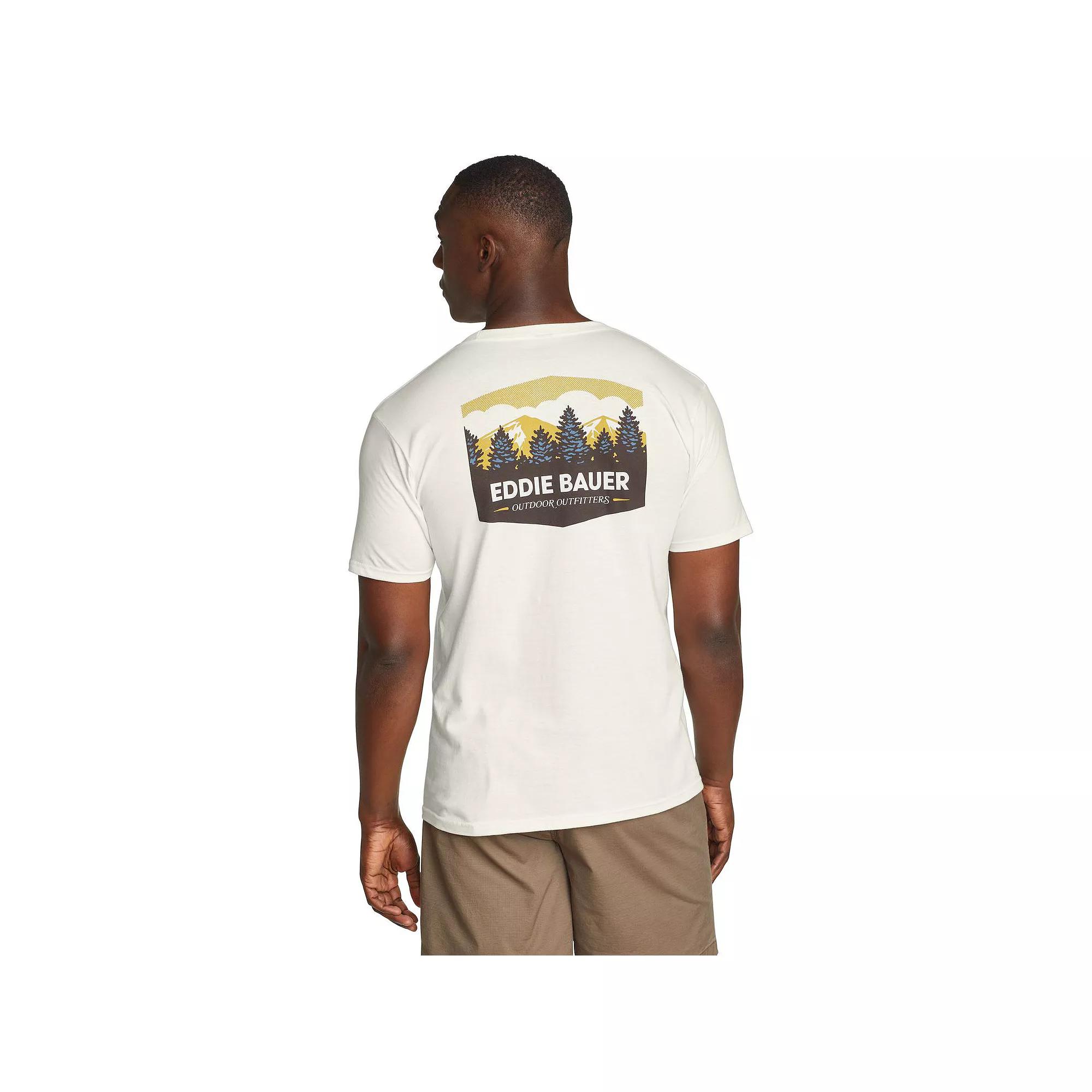 Men's Eddie Bauer Graphic Tee, Size: Medium, Vintage White Product Image