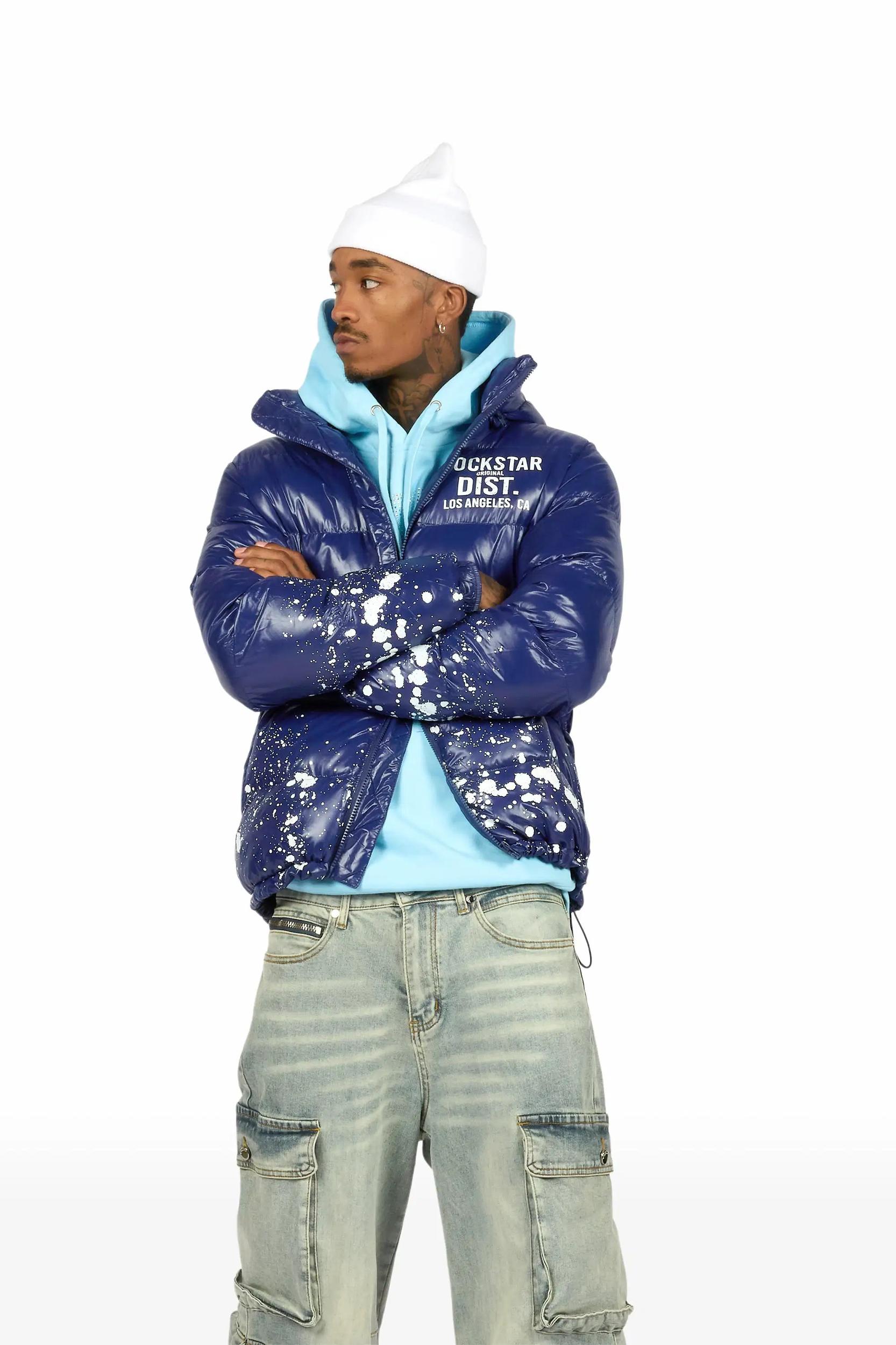 Cortie Blue Baggy Fit Jean Male Product Image