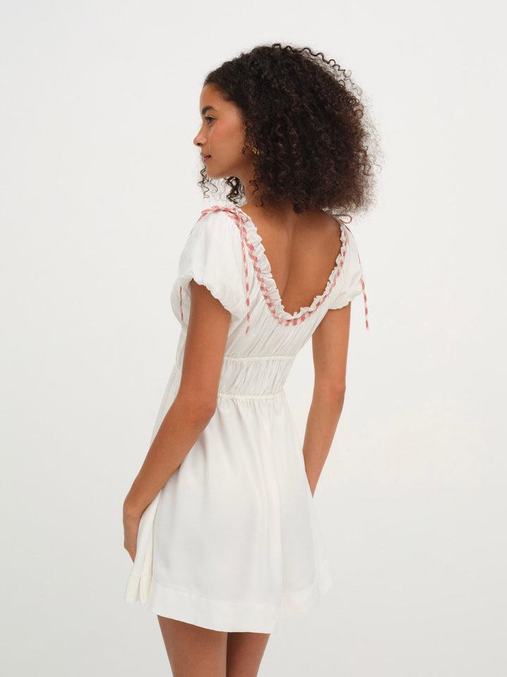 Georgia Corset Slip Dress — Red Product Image