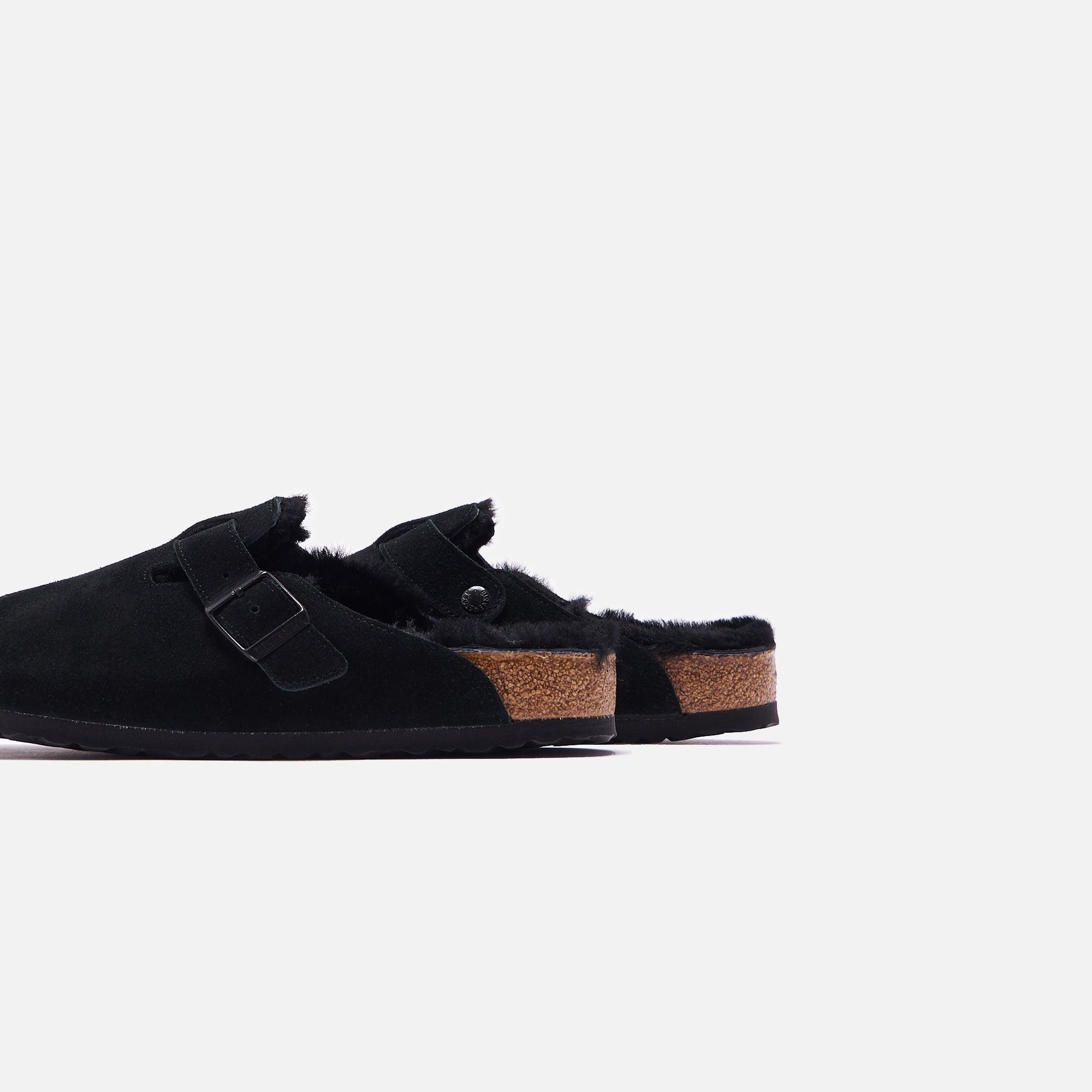 Birkenstock Boston Shearling - Black Male Product Image