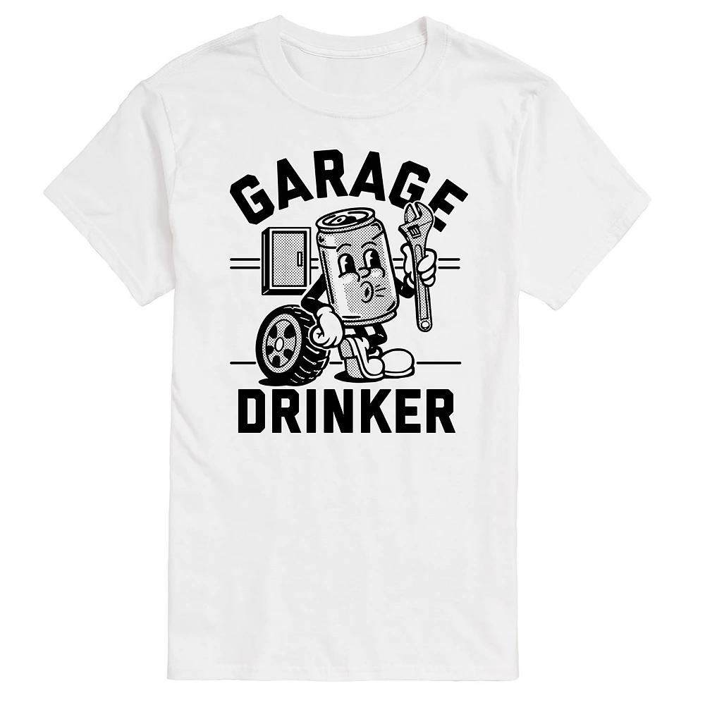 Big & Tall Garage Drinker Tee, Men's,  Product Image