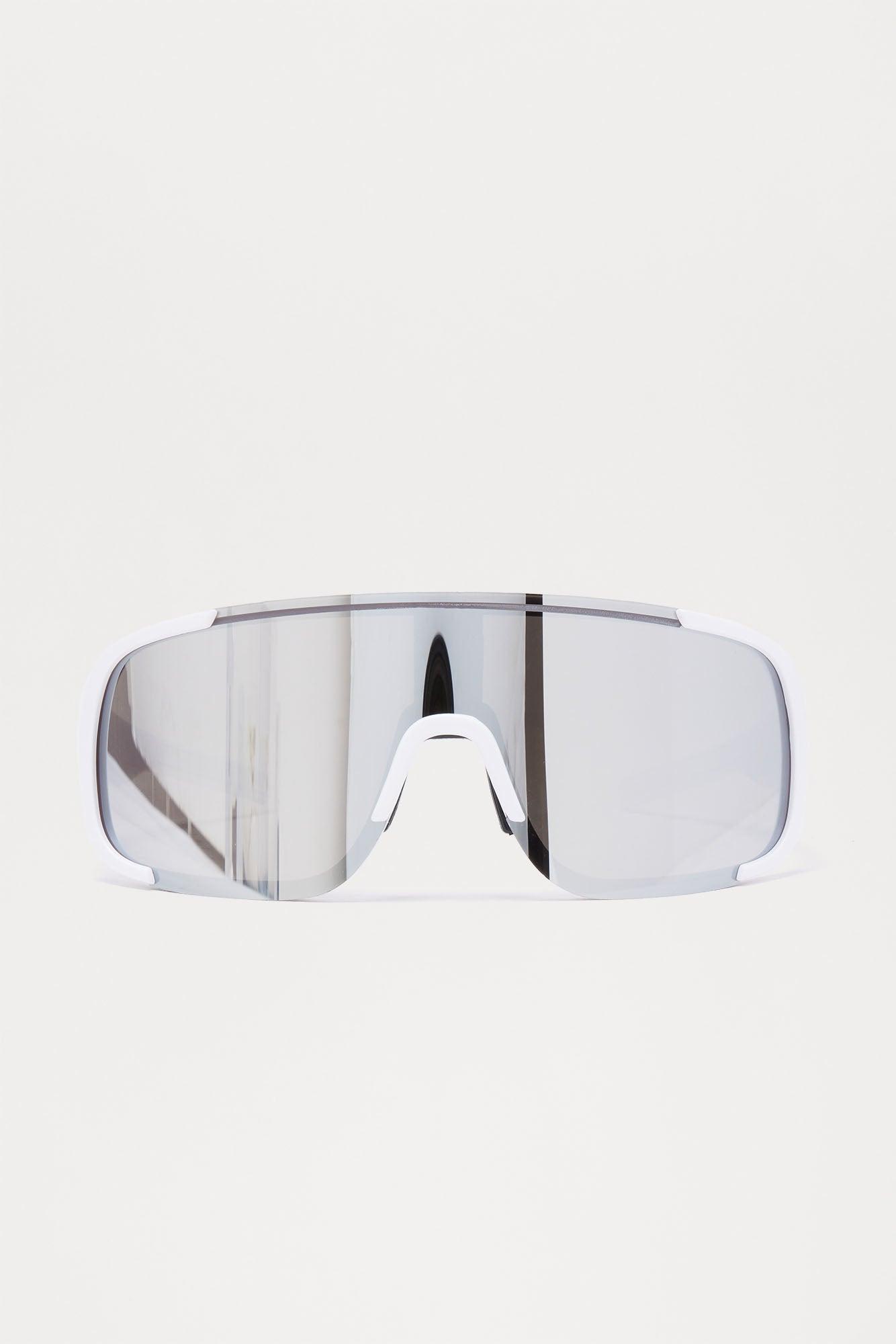 Hyper Frost Shield Sunglasses - White Female Product Image