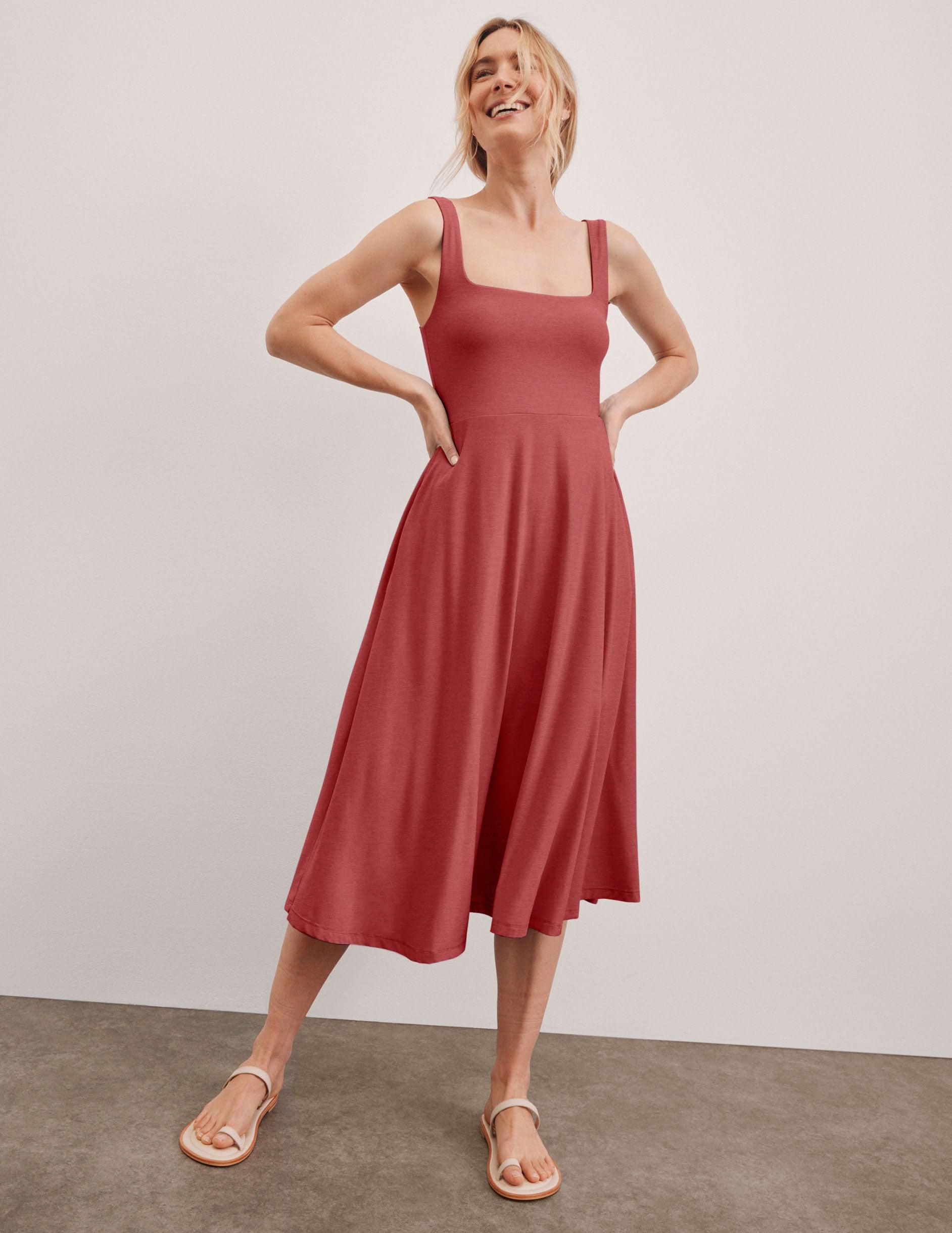 Featherweight At The Ready Square Neck Dress Product Image