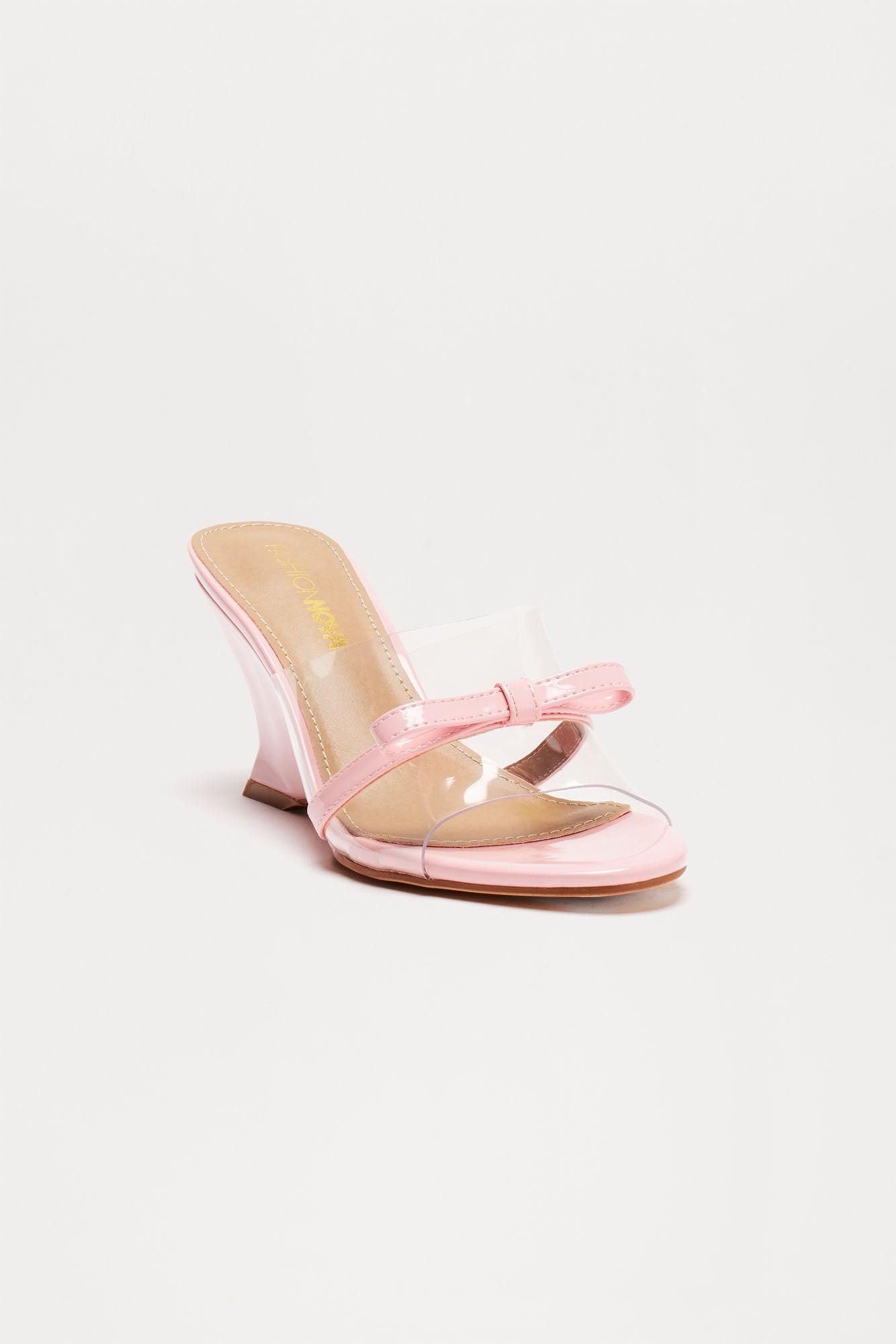 Fia Clear Wedges - Blush Product Image