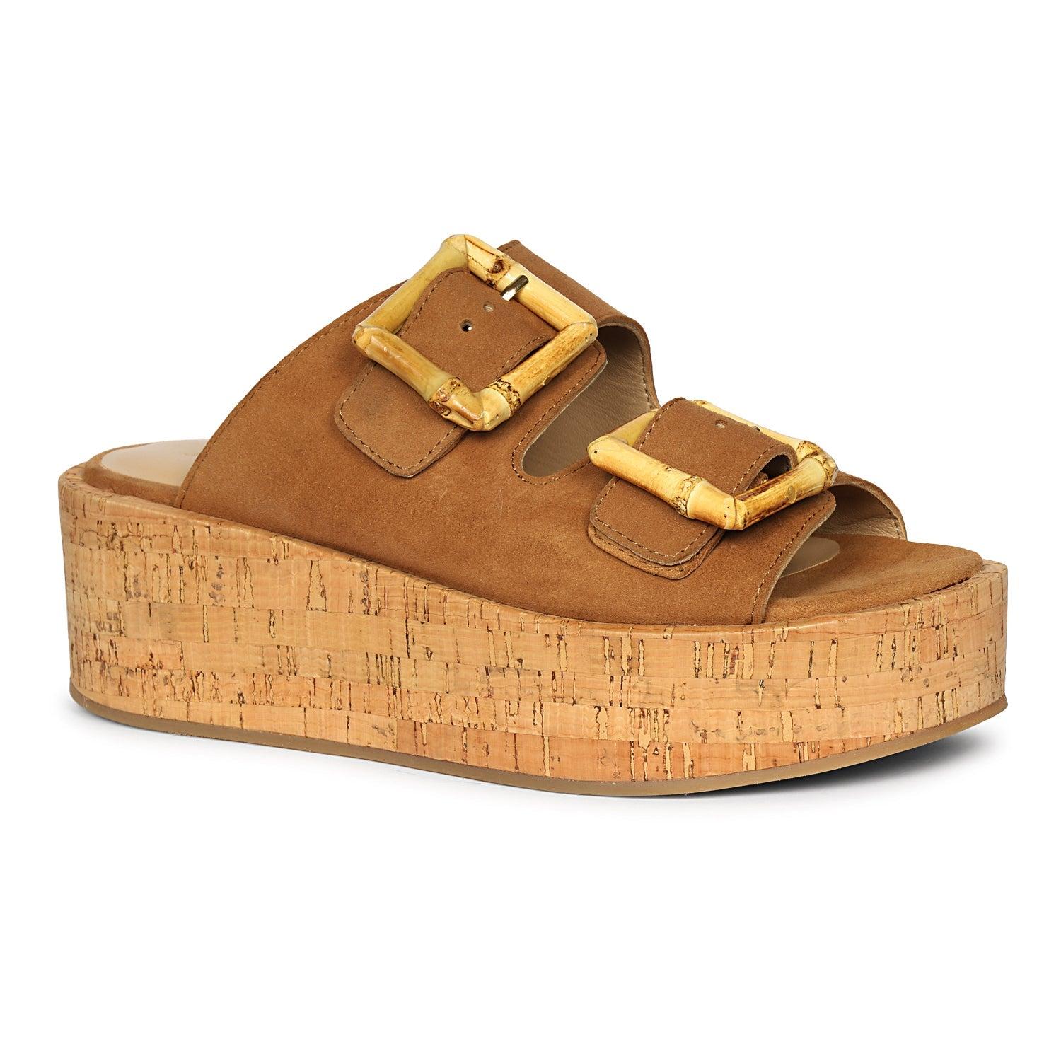 Corkie - Cognac Sandals Product Image