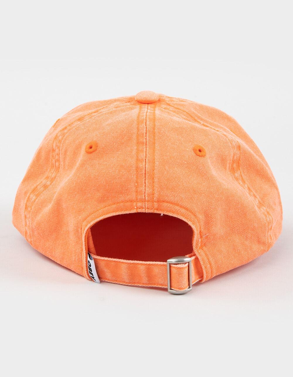 OBEY Pigment Bold 6 Panel Strapback Hat - ORANGE Product Image