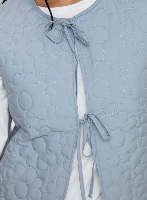 Frostwind Quilted Vest Blue Product Image
