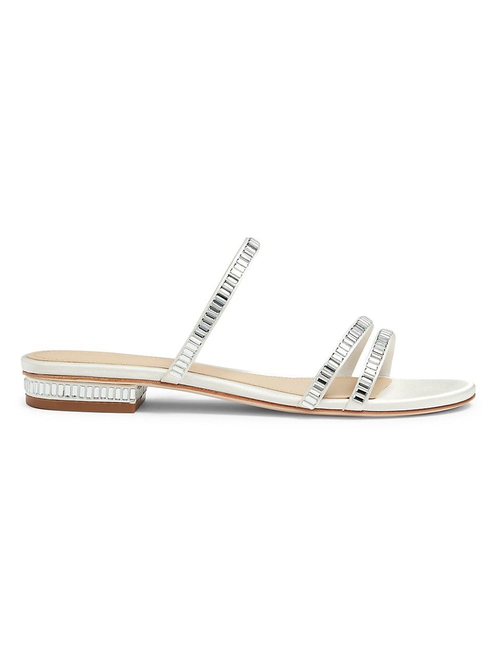 Womens Crystal-Embellished Sandals Product Image