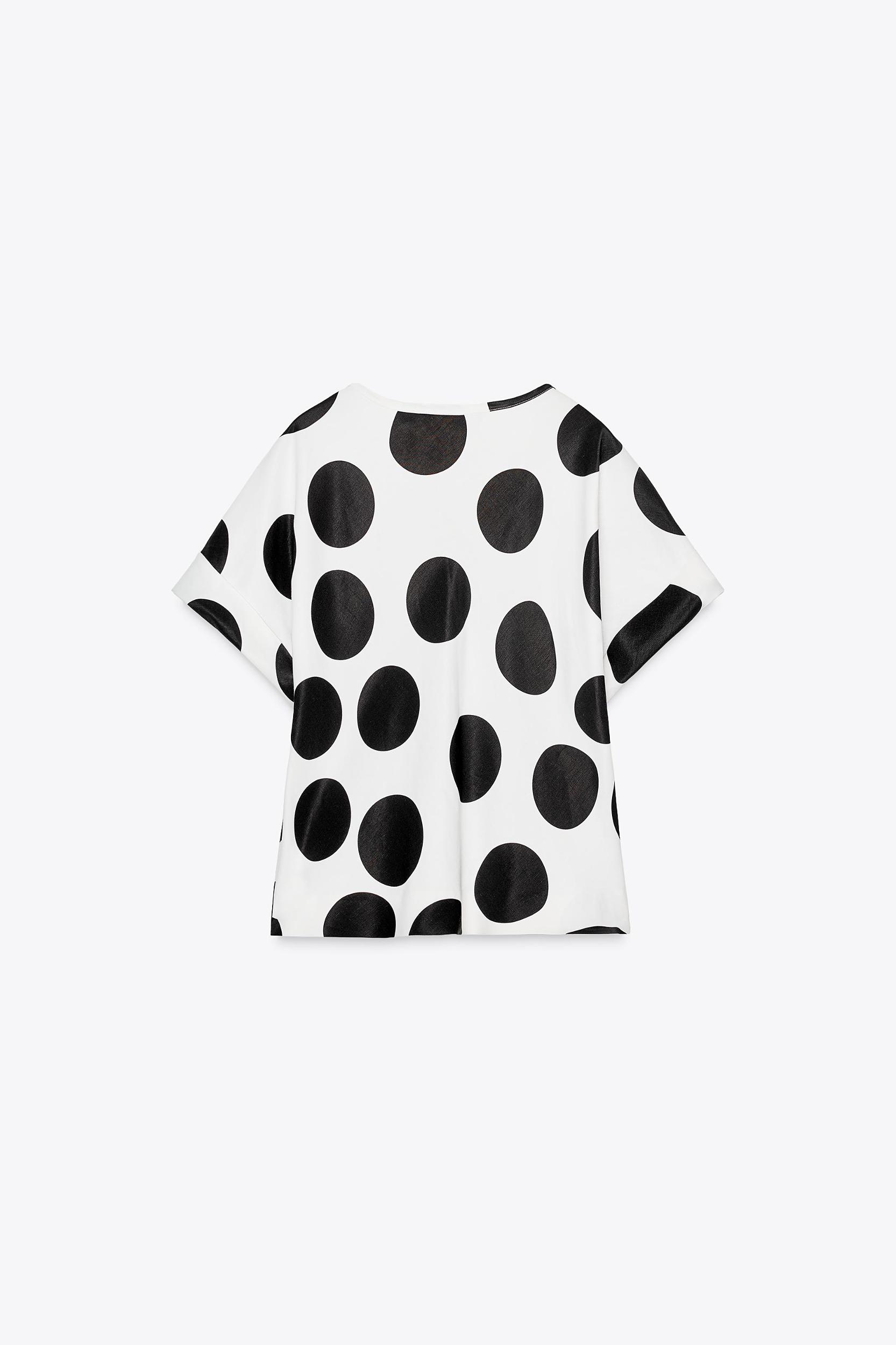 POLKA DOT TOP ZW COLLECTION Product Image