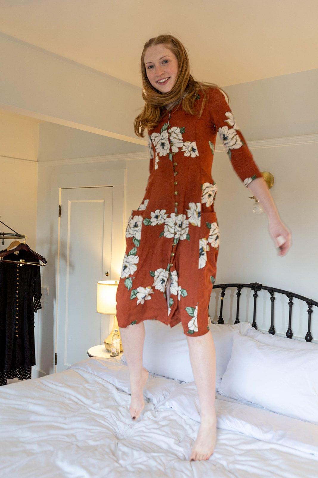 Fiona Dress in Sienna Magnolia Product Image