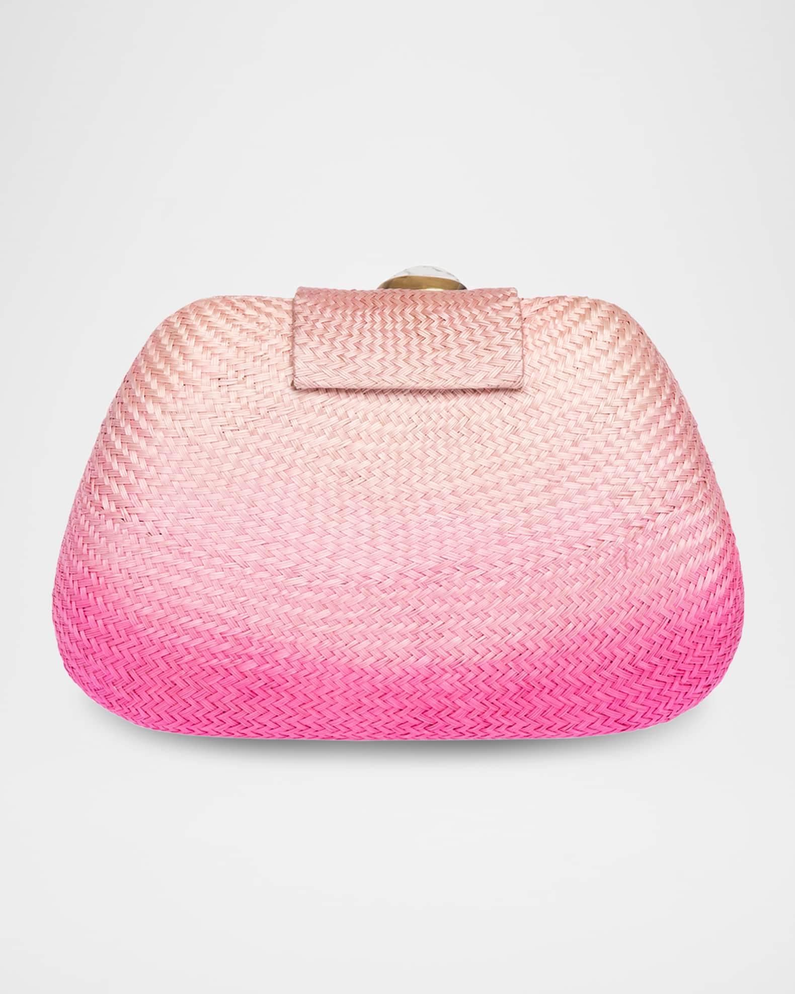 Tamu Stone Tassel Woven Clutch Bag Product Image