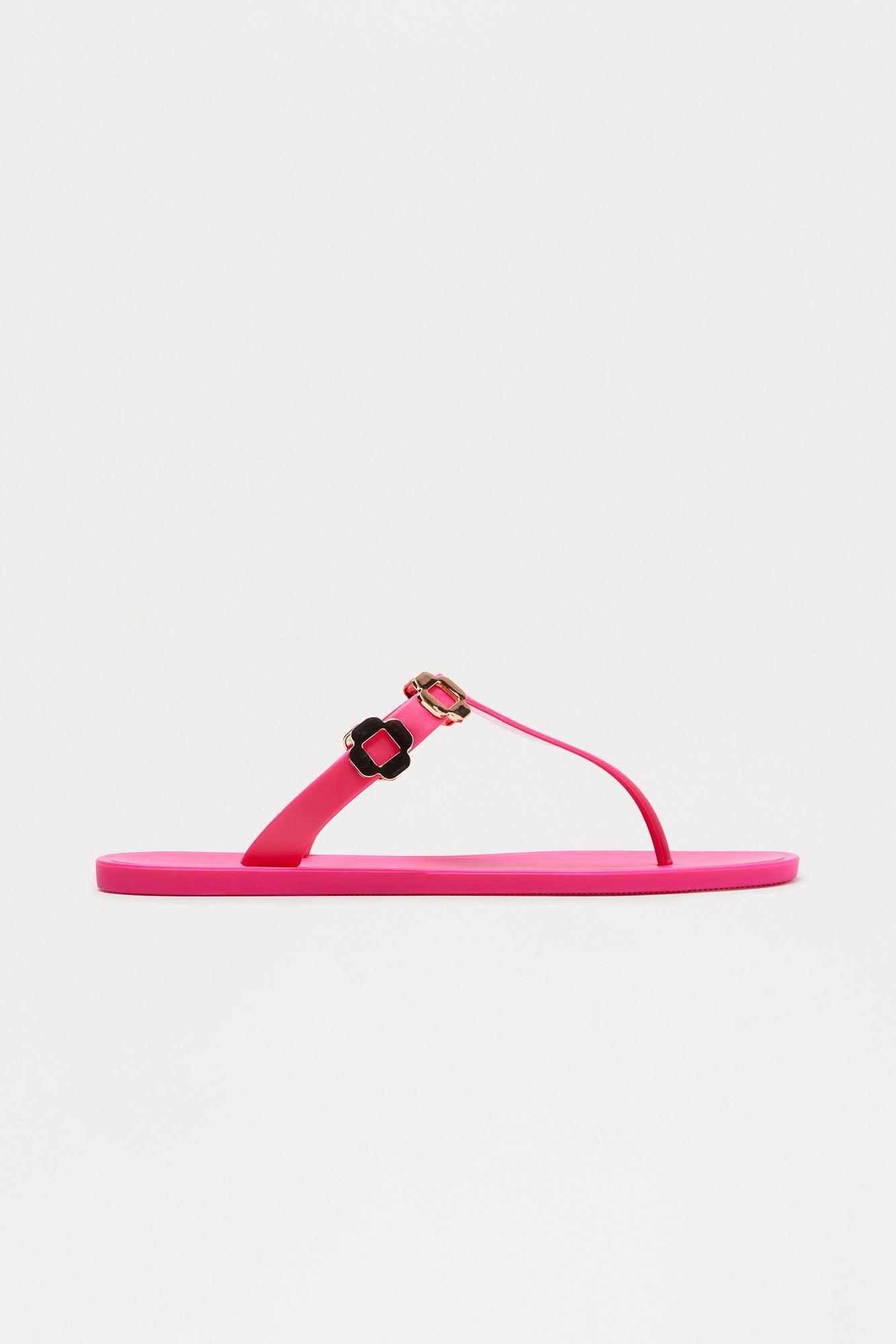 Brixton Flip Flops - Fuchsia Female Product Image