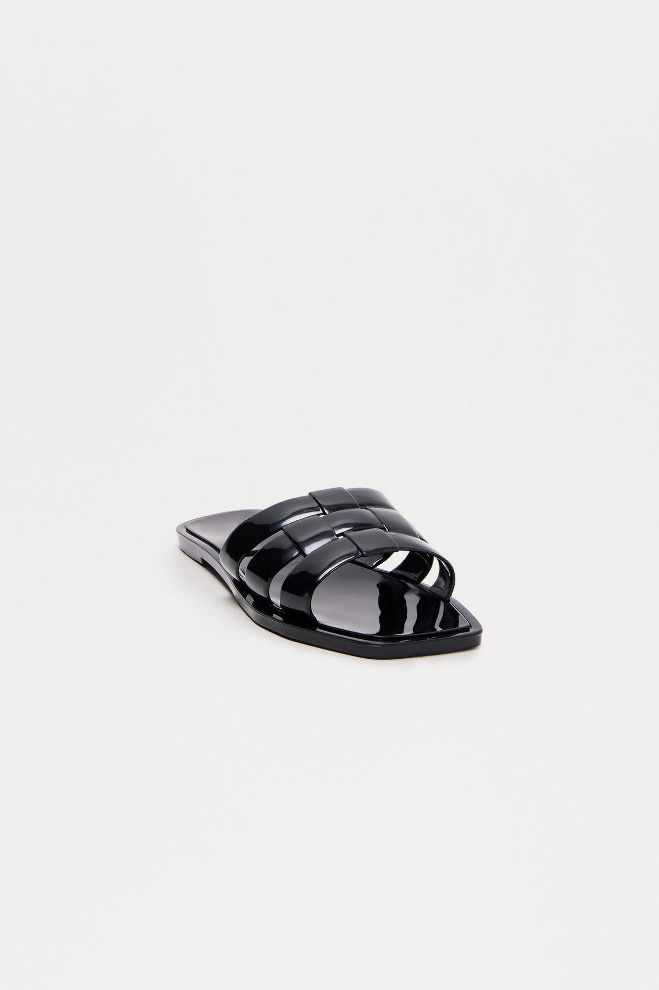 Mira Slip On Sandals - Black Female Product Image