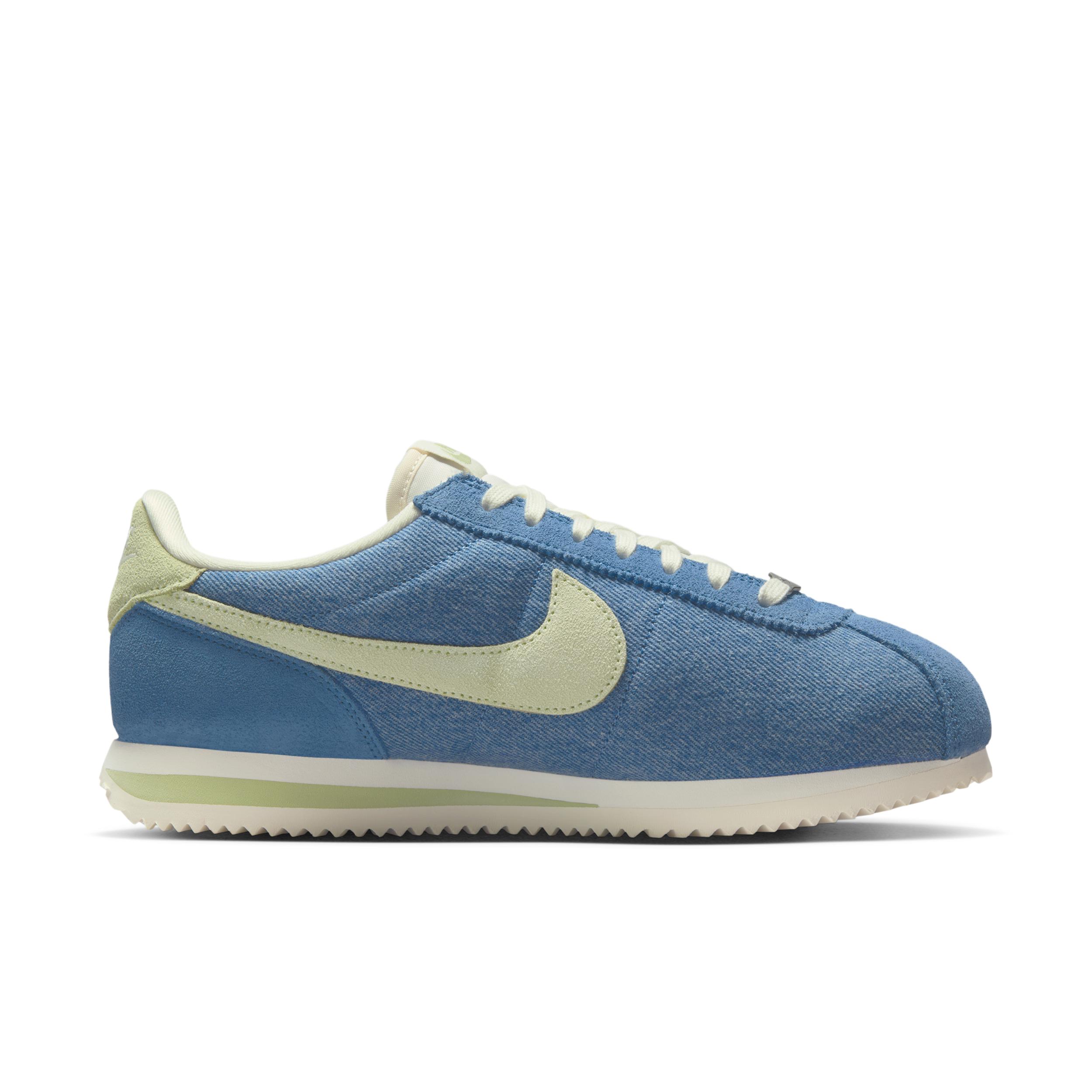 Nike Womens Cortez SE Denim Shoes | IH6354-004 Product Image