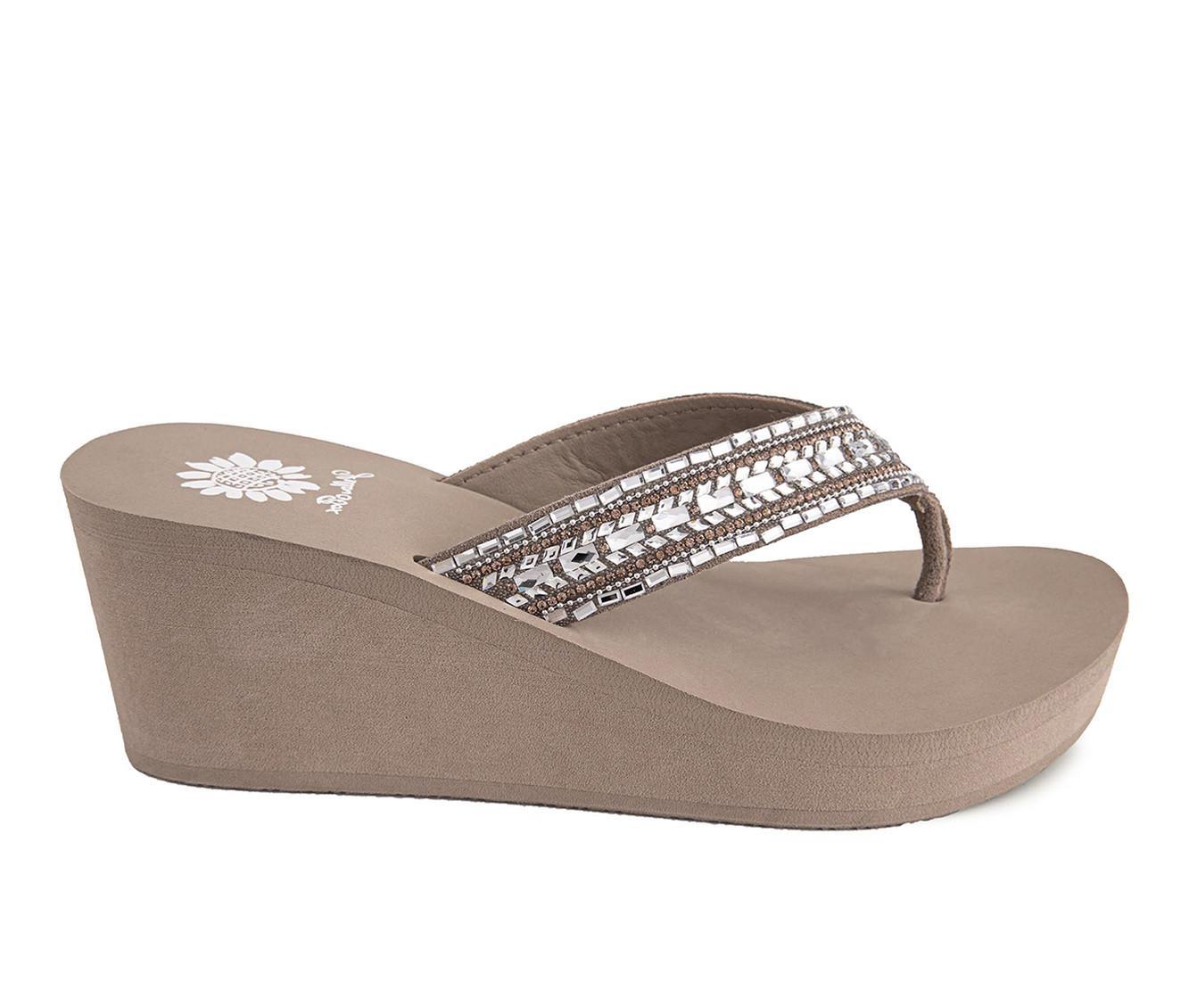 Women's Yellow Box Emmil Flip-Flops Product Image