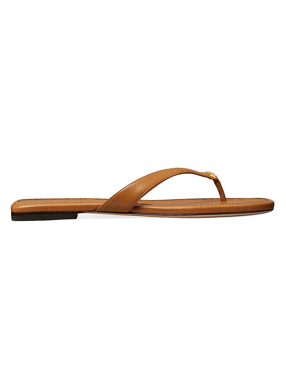 Tory Burch Womens Capri Leather Flip Flop Sandals Product Image