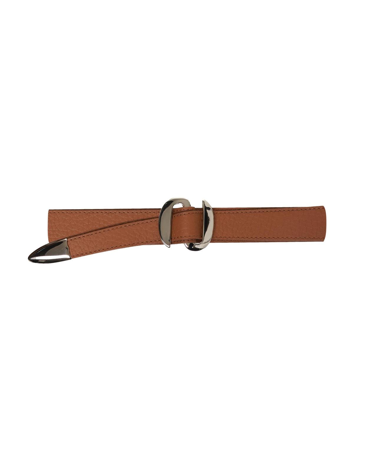 Belt in grained leather Product Image