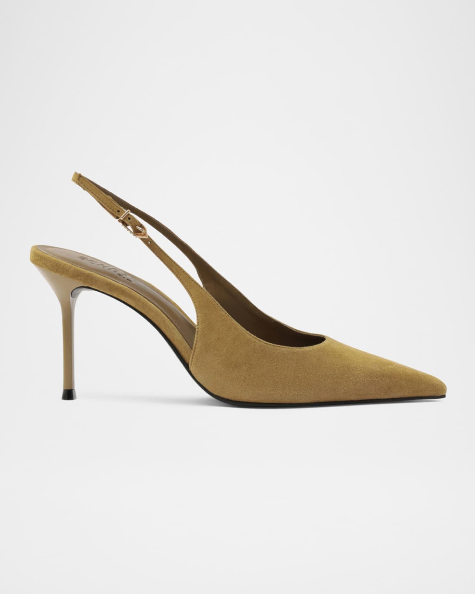 Alicia Suede Slingback Pumps Product Image