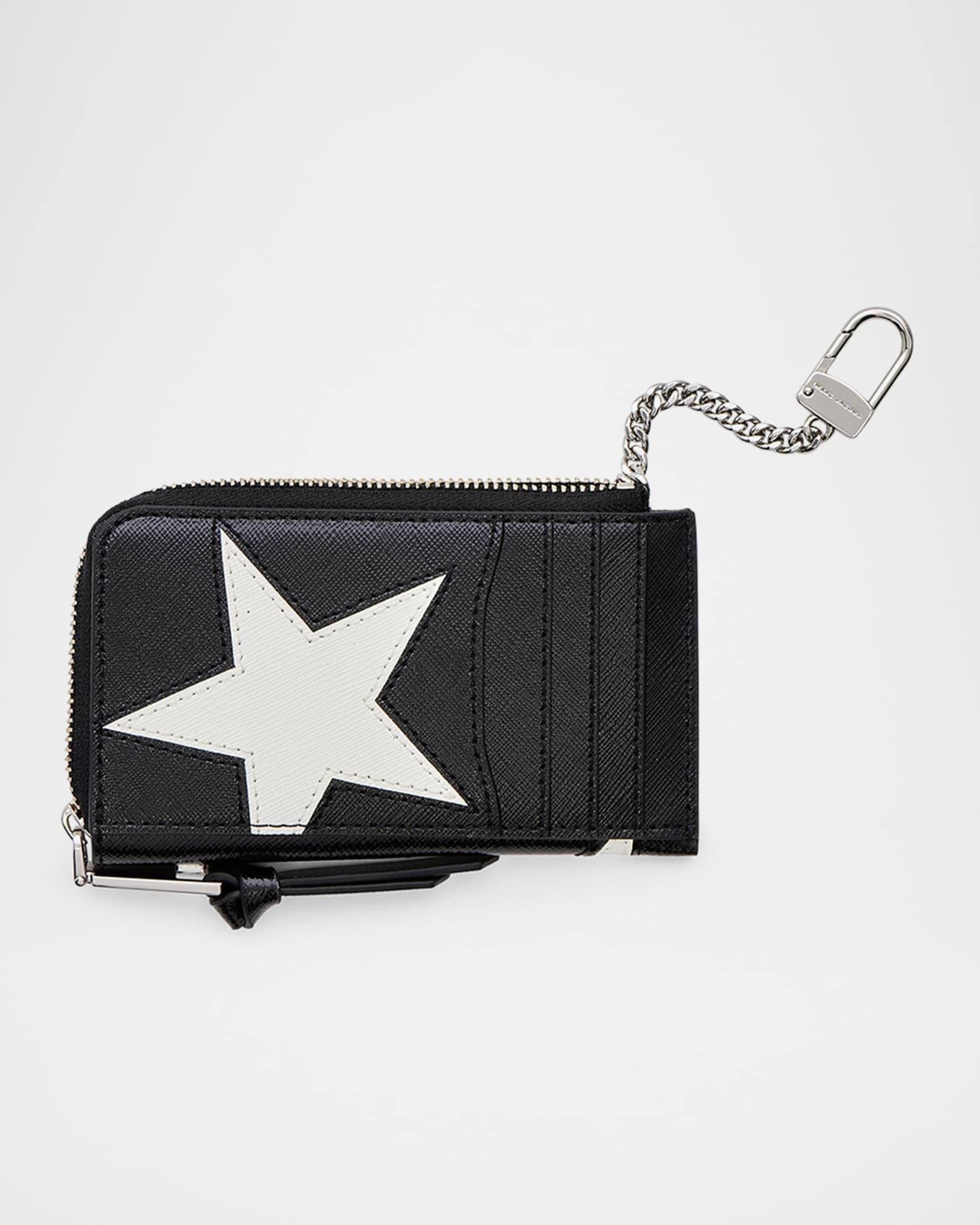 The Top Zip Multi Star Leather Wallet Product Image