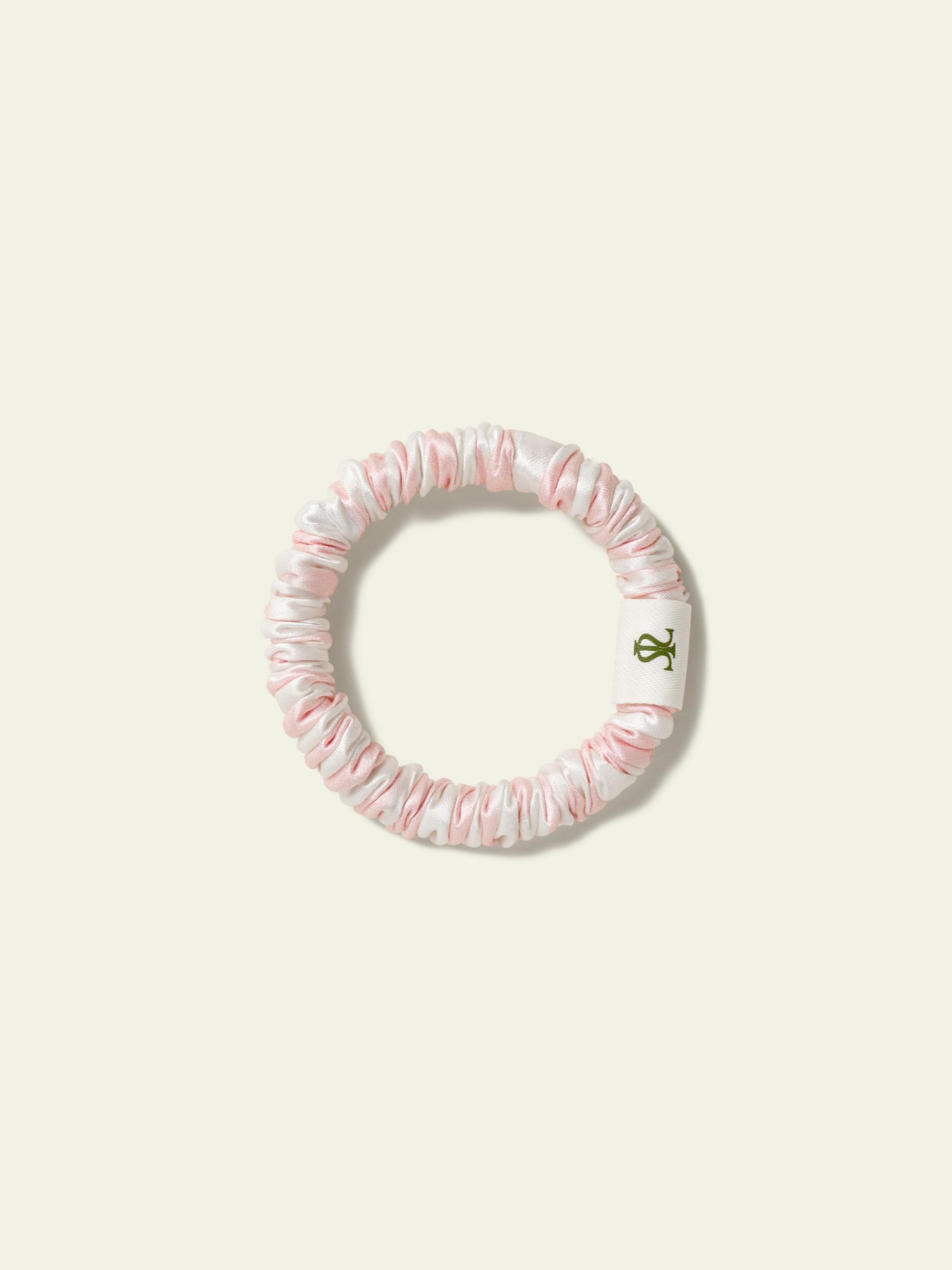 Striped Charmeuse Scrunchies Set Product Image