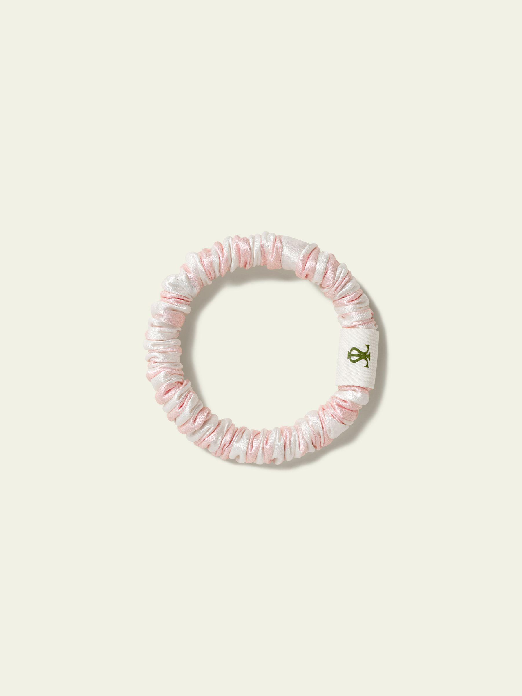Striped Charmeuse Scrunchies Set Product Image