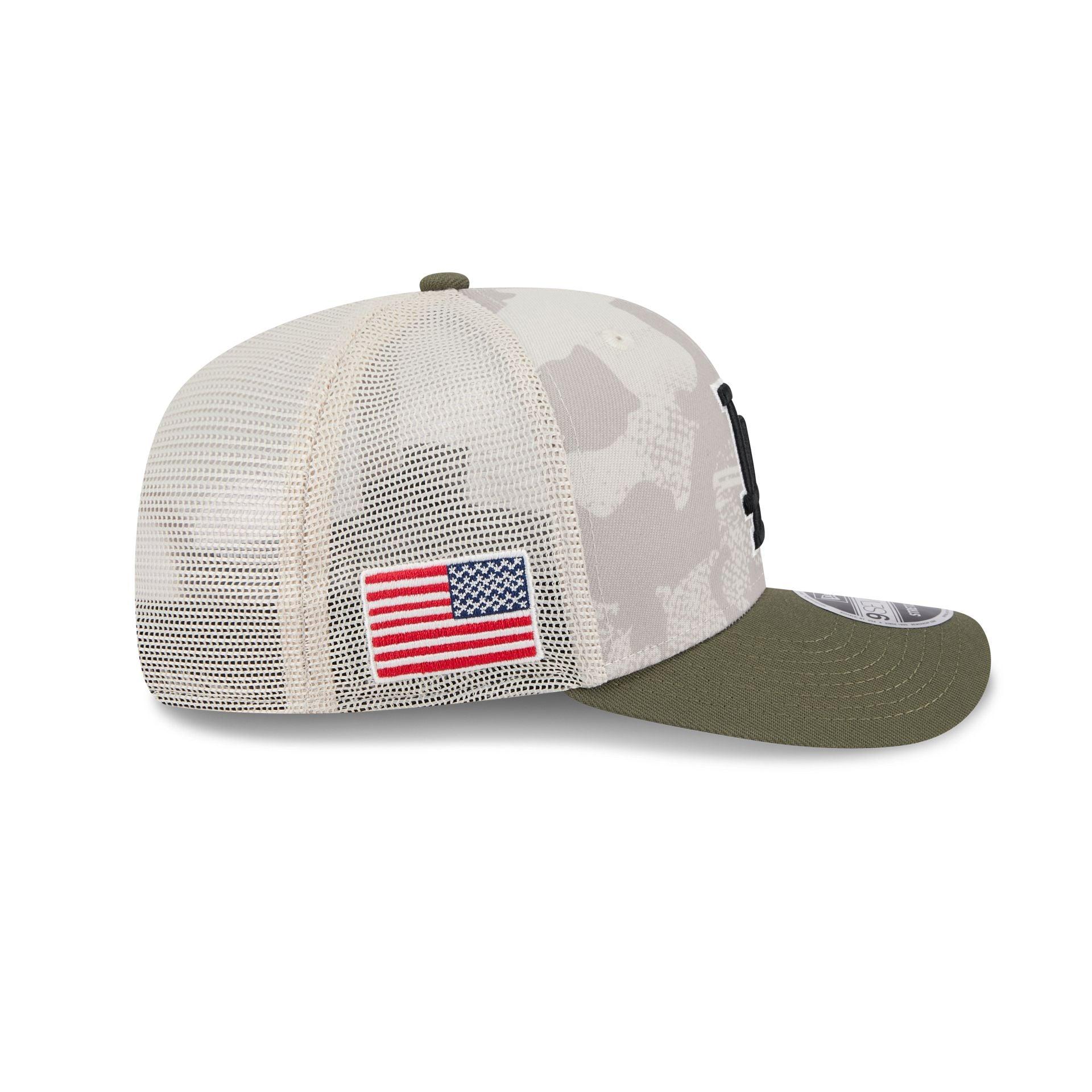 Los Angeles Dodgers Armed Forces Day 2025 9SEVENTY Trucker Hat Male Product Image