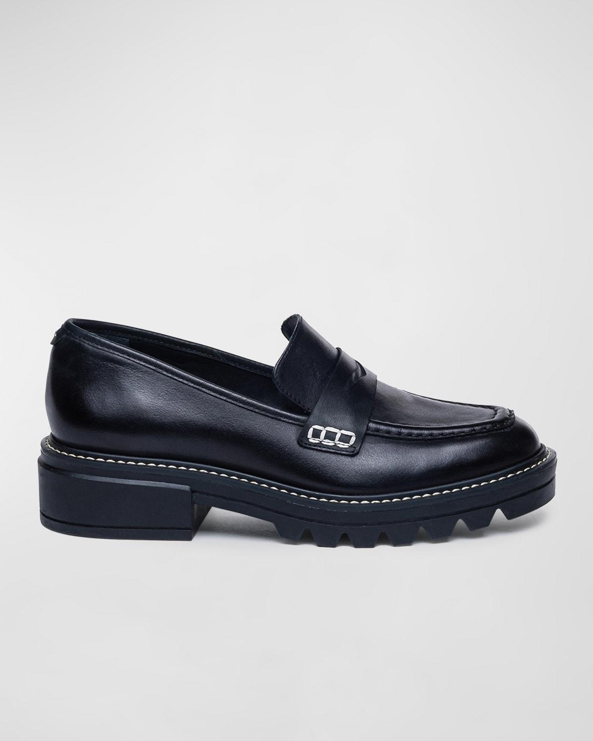 Chandler Leather Penny Loafers Product Image
