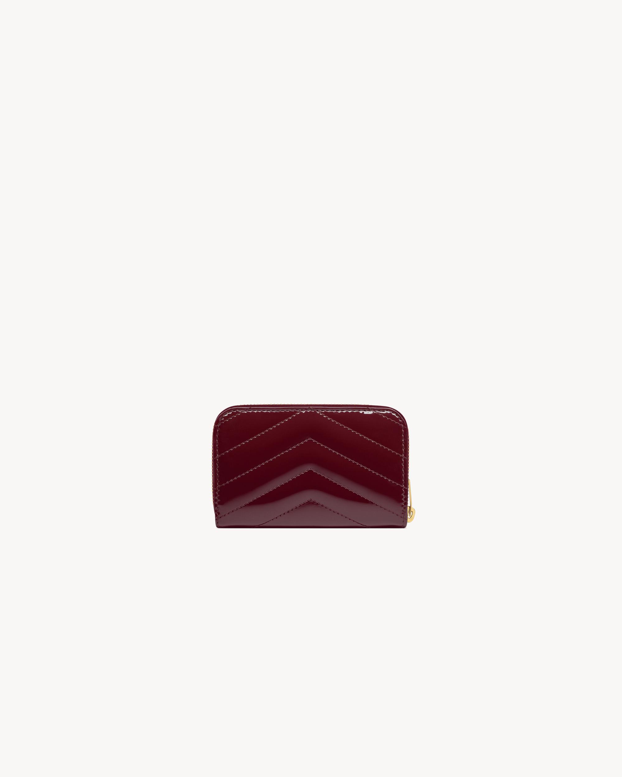 TINY CASSANDRE card case in grained leather Product Image