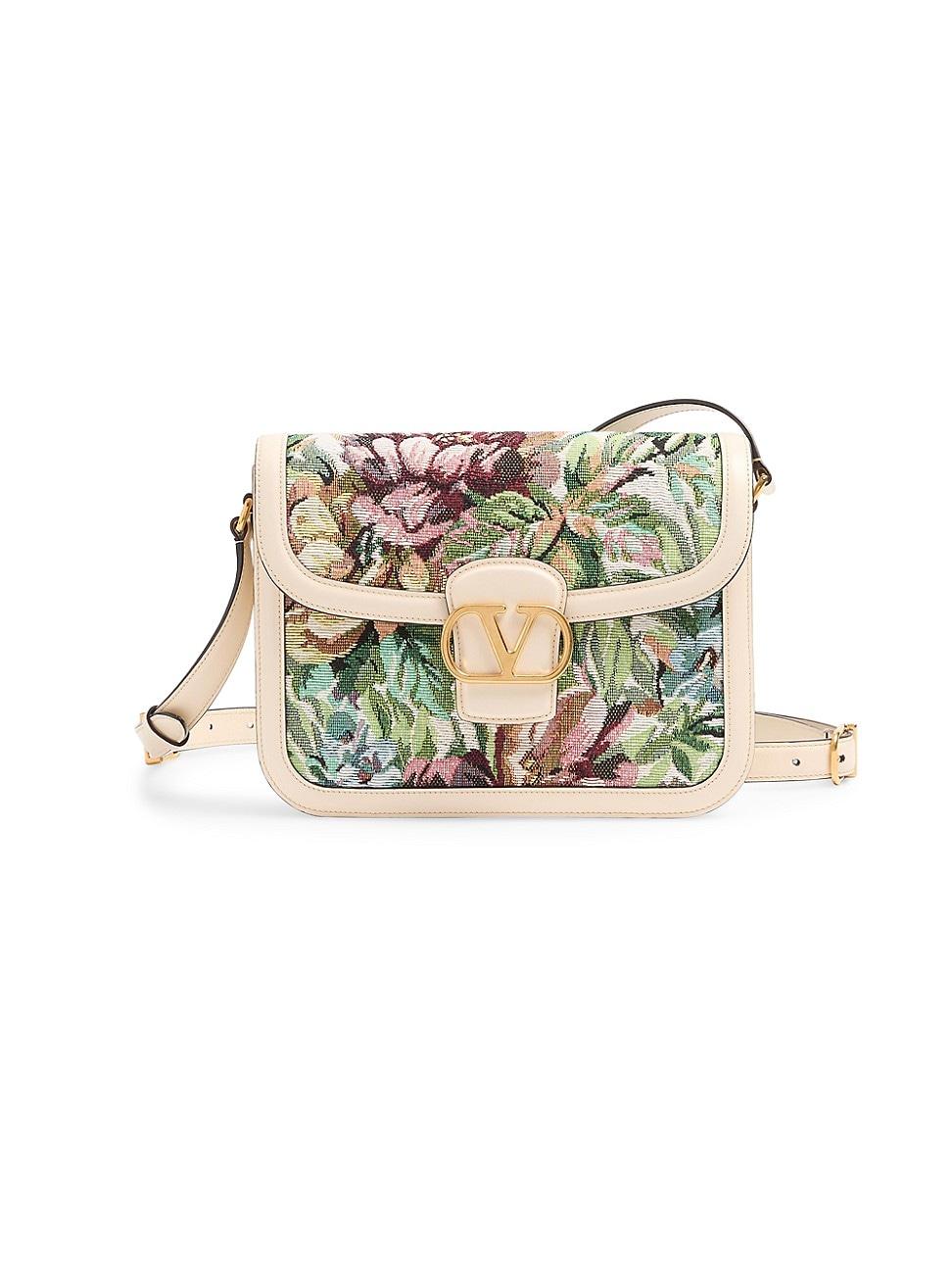 Womens 9TO5 Shoulder Bag in Voyage Imaginaire Jacquard Fabric Product Image