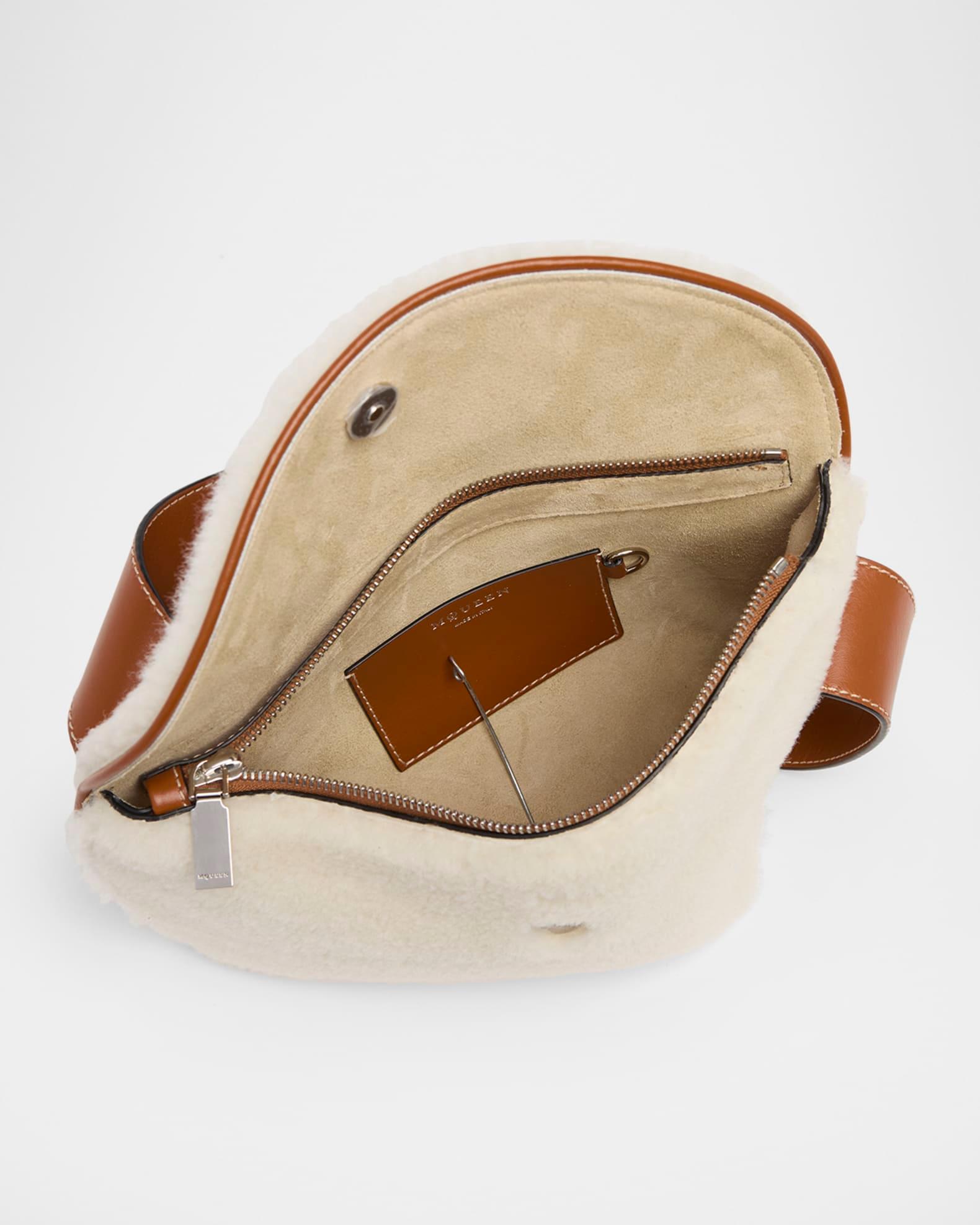 T-Bar Sling Shearling Shoulder Bag Product Image