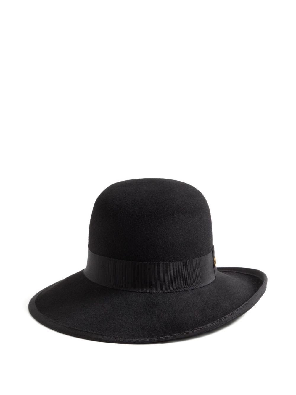 wide-brimmed felt hat Product Image