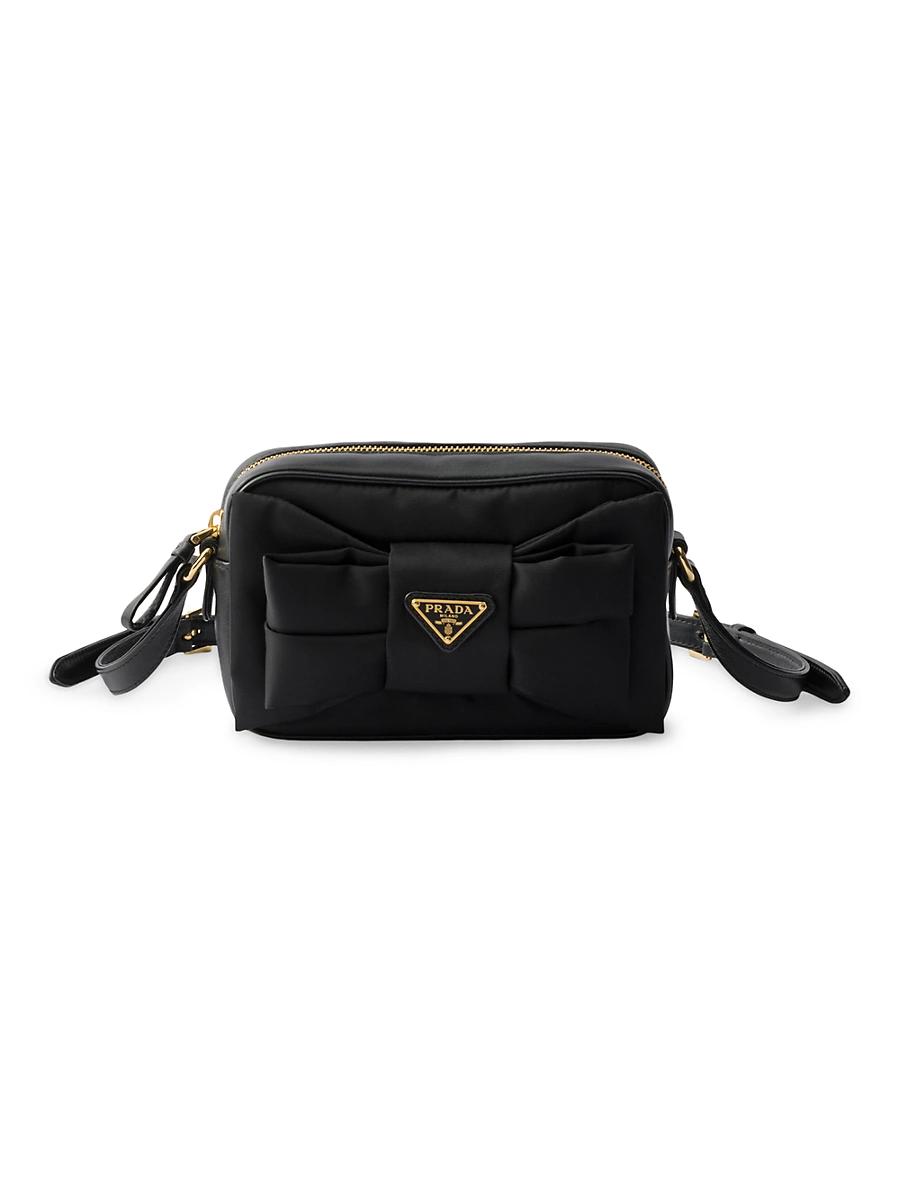 Womens Re-Nylon and Nappa Leather Mini Shoulder Bag Product Image