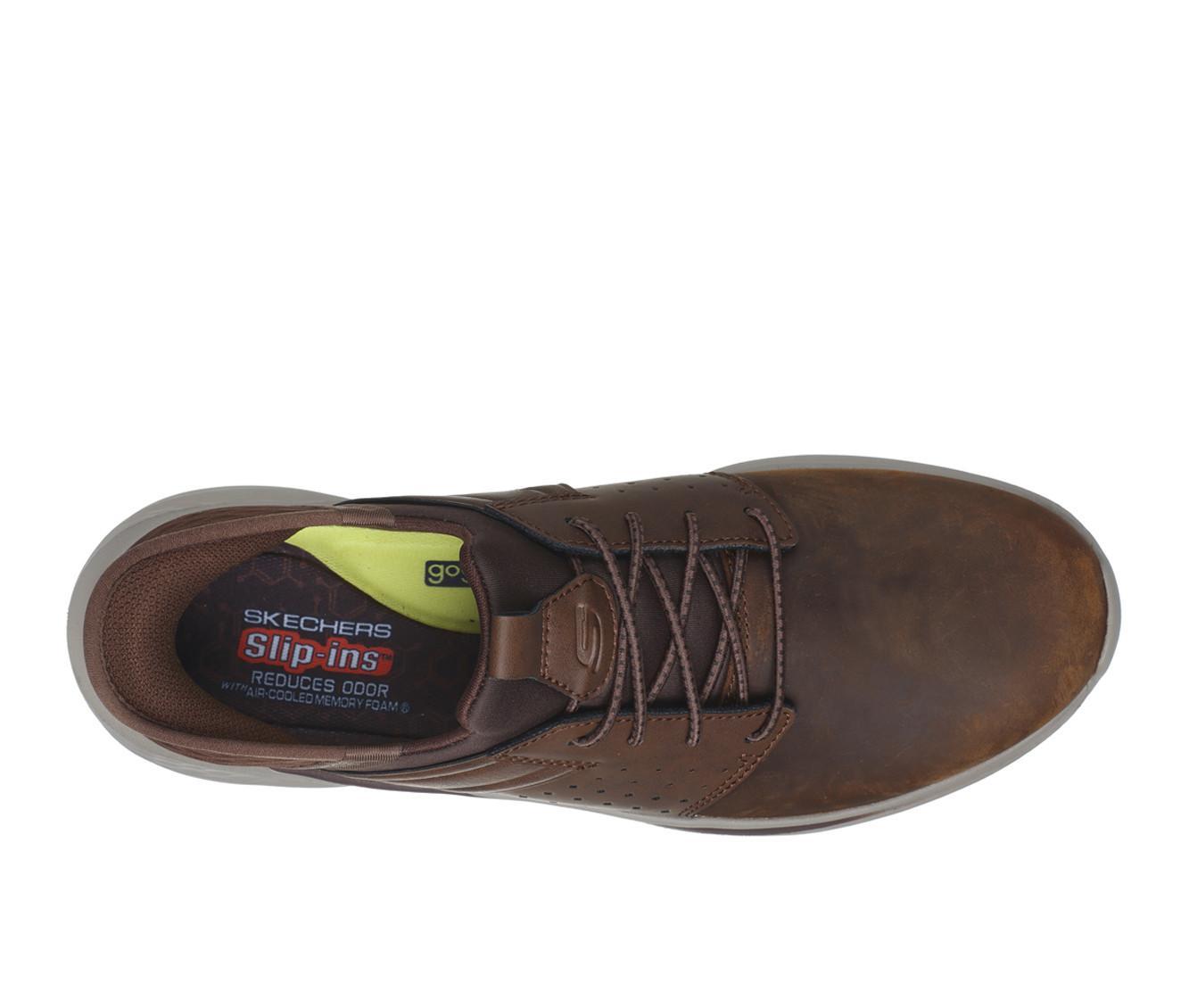 Men's Skechers 210828 Zachary Leather Slip-Ins Oxfords Product Image