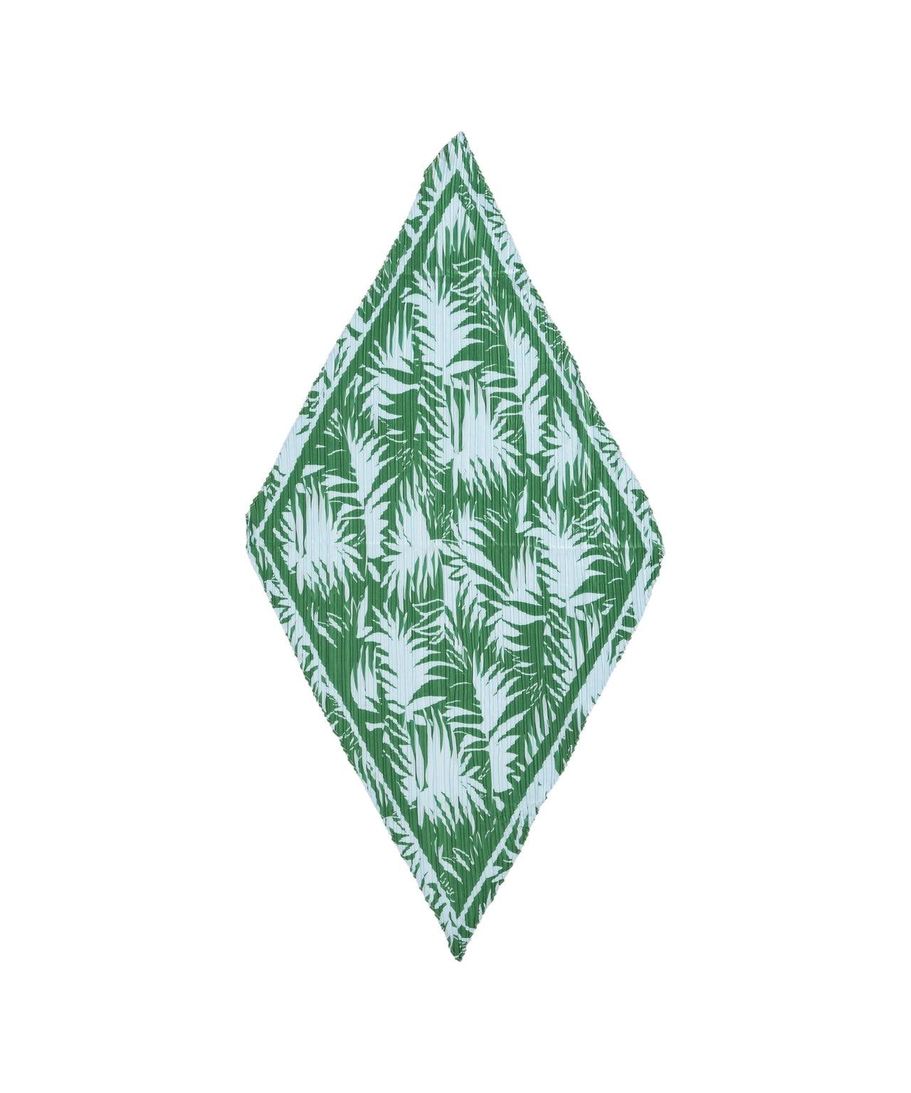 Pleated foulard with print Product Image