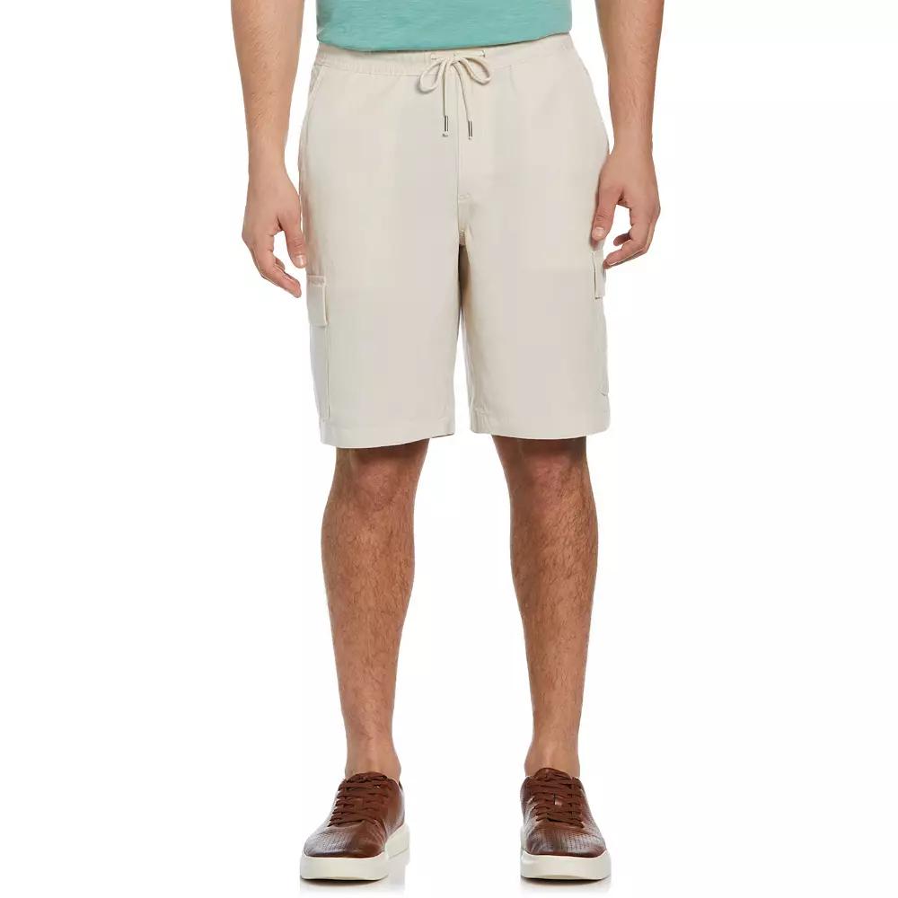 Men's Cubavera Linen Blend Pull-On Cargo Shorts,  Product Image