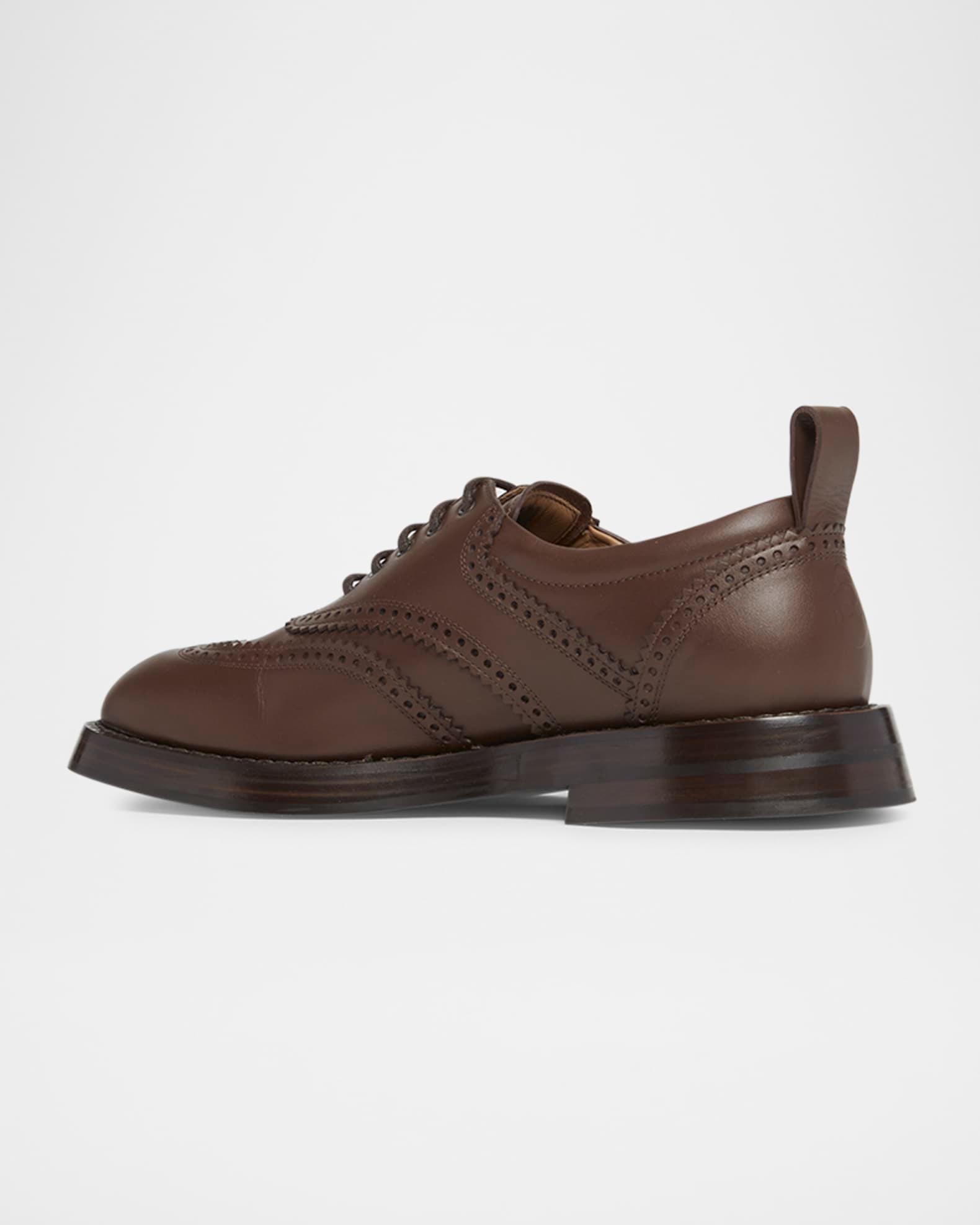 Men's Brogue Leather Oxfords Product Image
