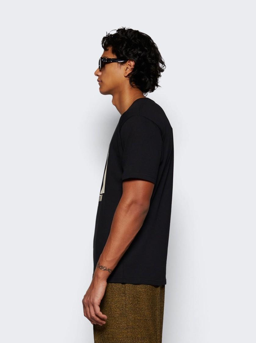 VALENTINO Crew Neck Short Sleeves T-shirts In Black Product Image