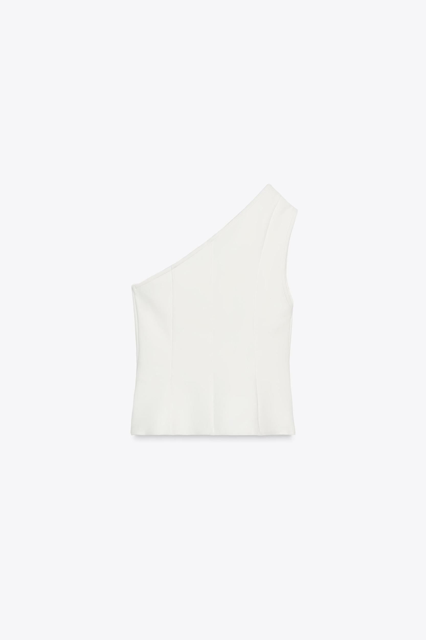 ASYMMETRIC INTERLOCK VEST TOP Product Image