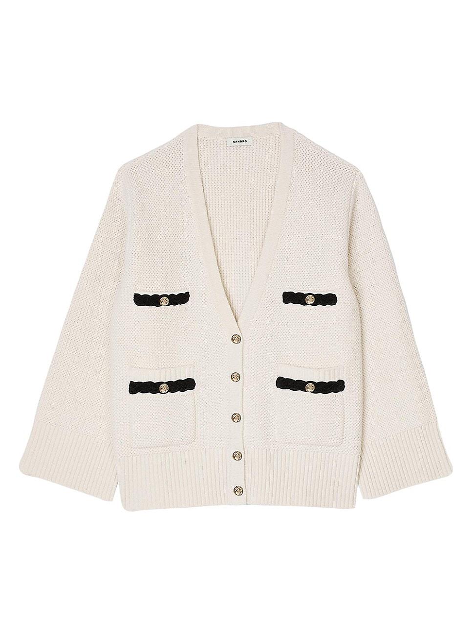 Womens Long Wool Cardigan Product Image