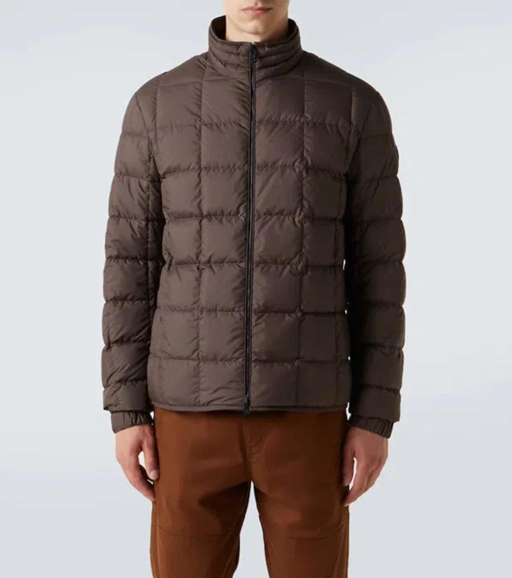 MONCLER Logo-patch Jacket In Brown Product Image