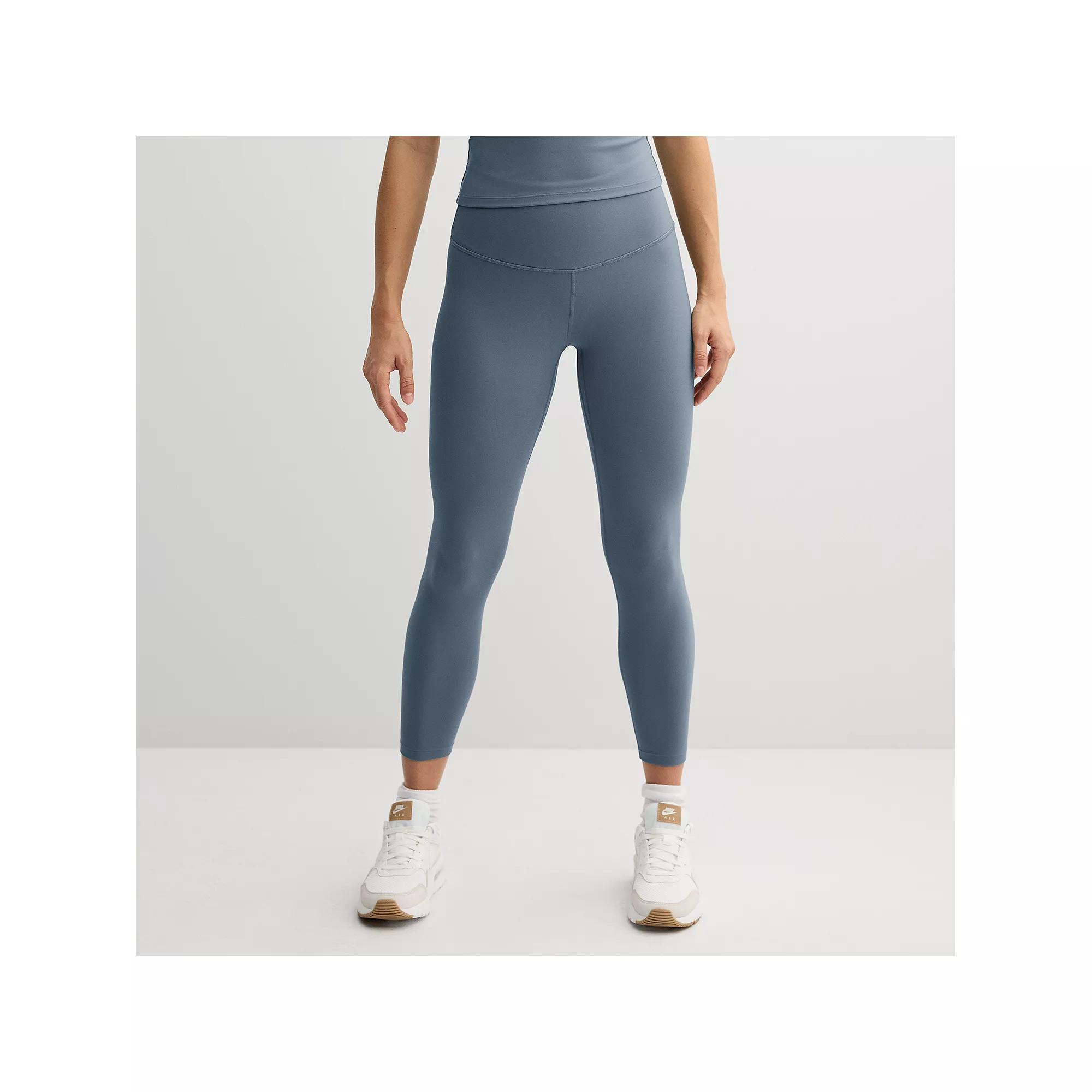 Women's FLX Hi-Rise Affirmation 7/8 Leggings, Size: Large, Drought Blue Product Image