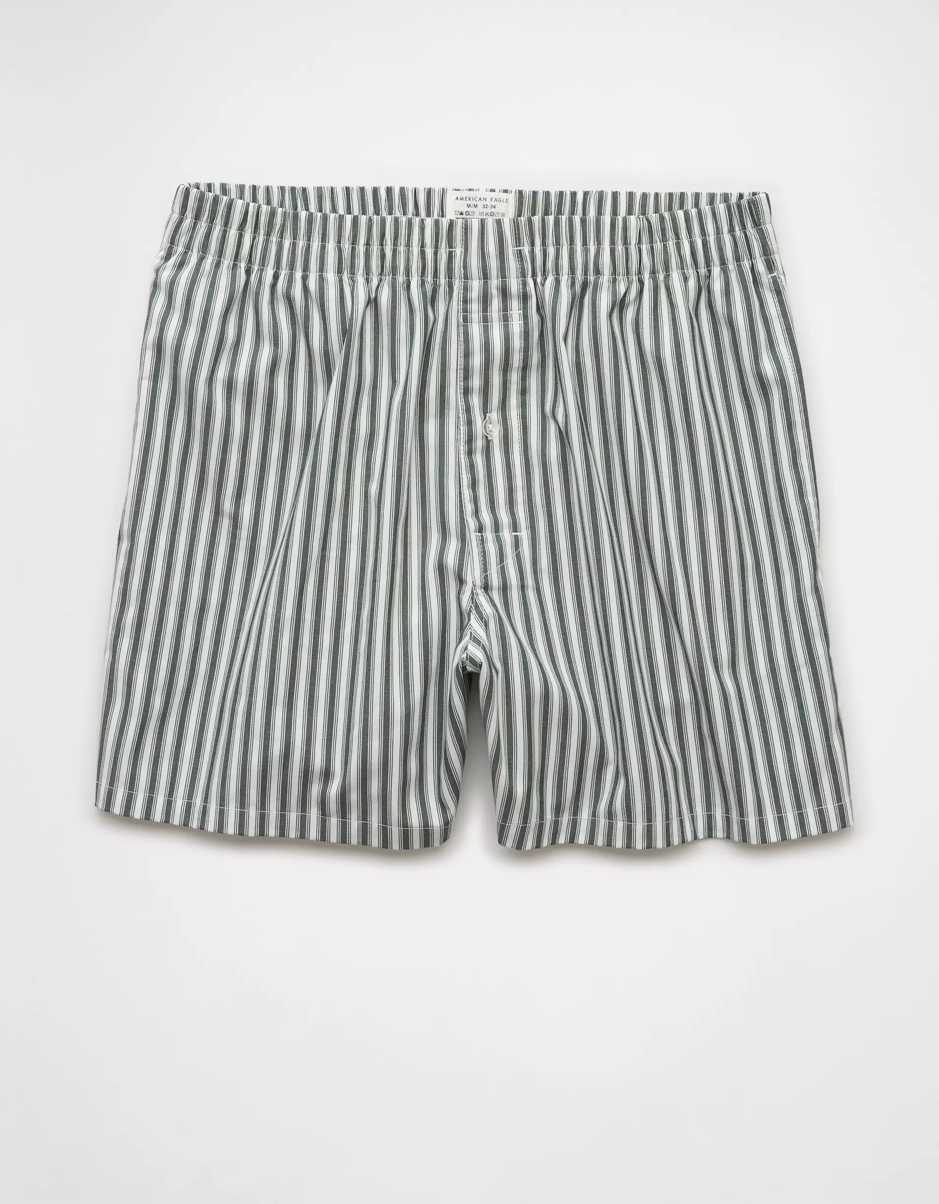 AEO Men's Striped Poplin Pocket Boxer Short Product Image