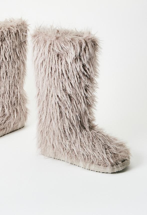 JustFab Margaux Platform Loafer Pump Womens Black/ White Size 8.5 Product Image