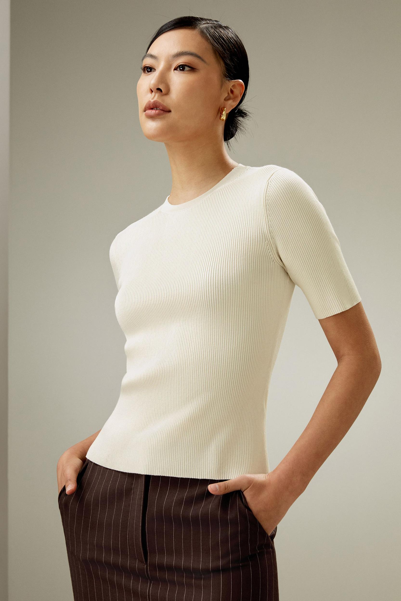 Essential Silk Knit Top Product Image