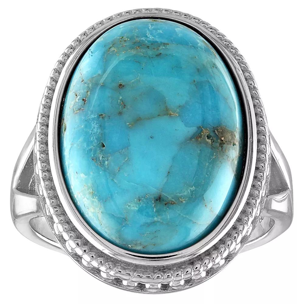 Designs by Gioelli Sterling Silver Copper Turquoise Ring, Womens Product Image